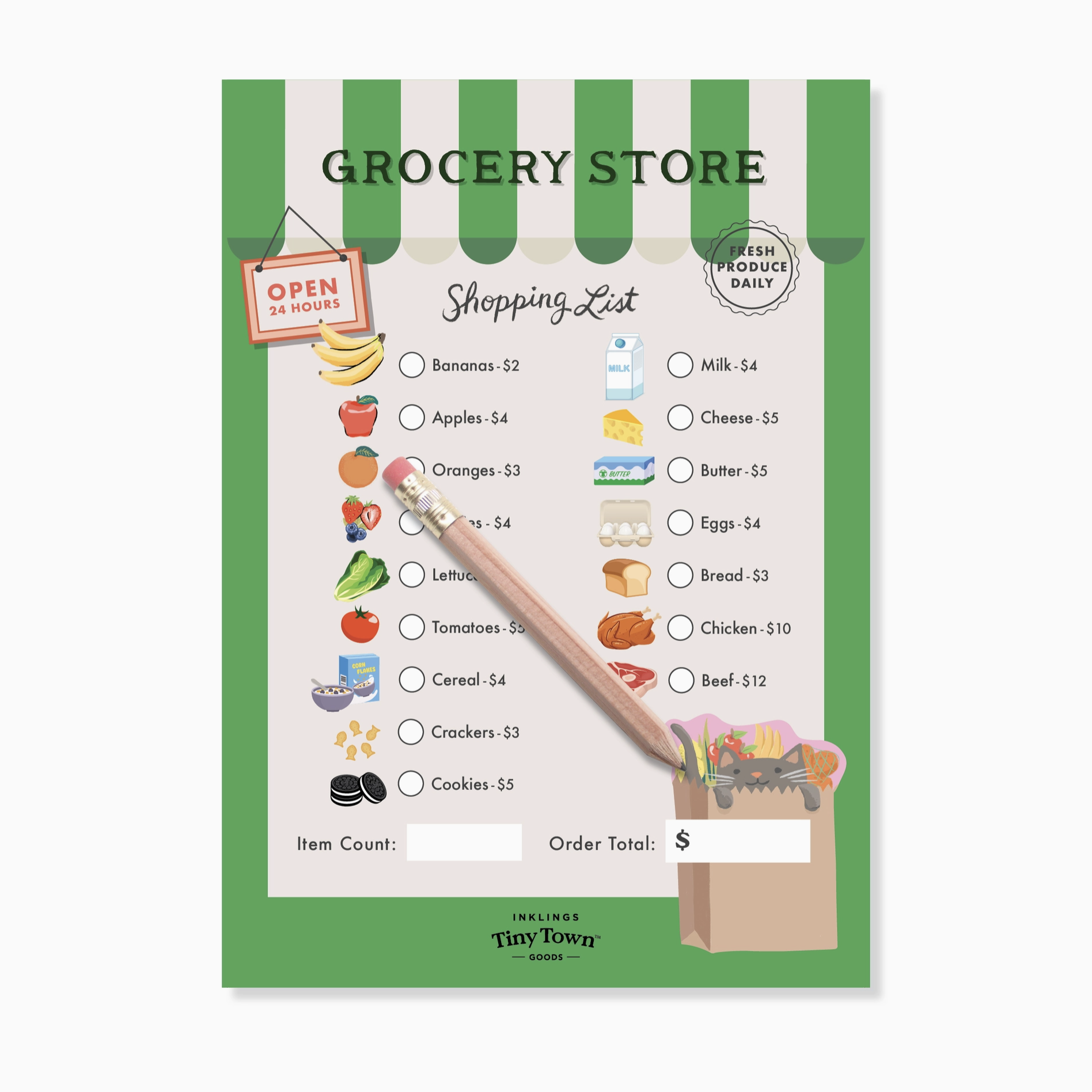 Inklings Tiny Town™ Play Notepad - Grocery Store