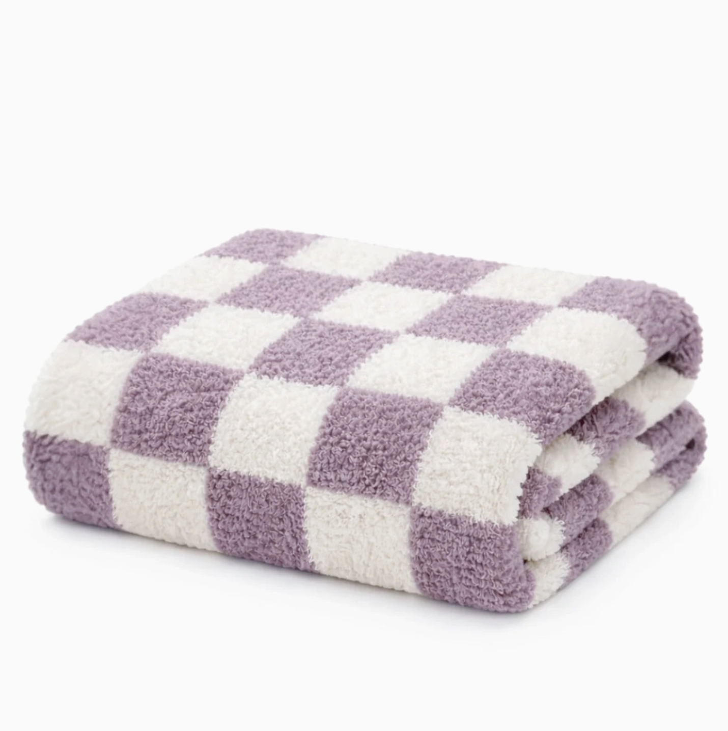 Phufy® Bliss Checkerboard Blanket - Violet