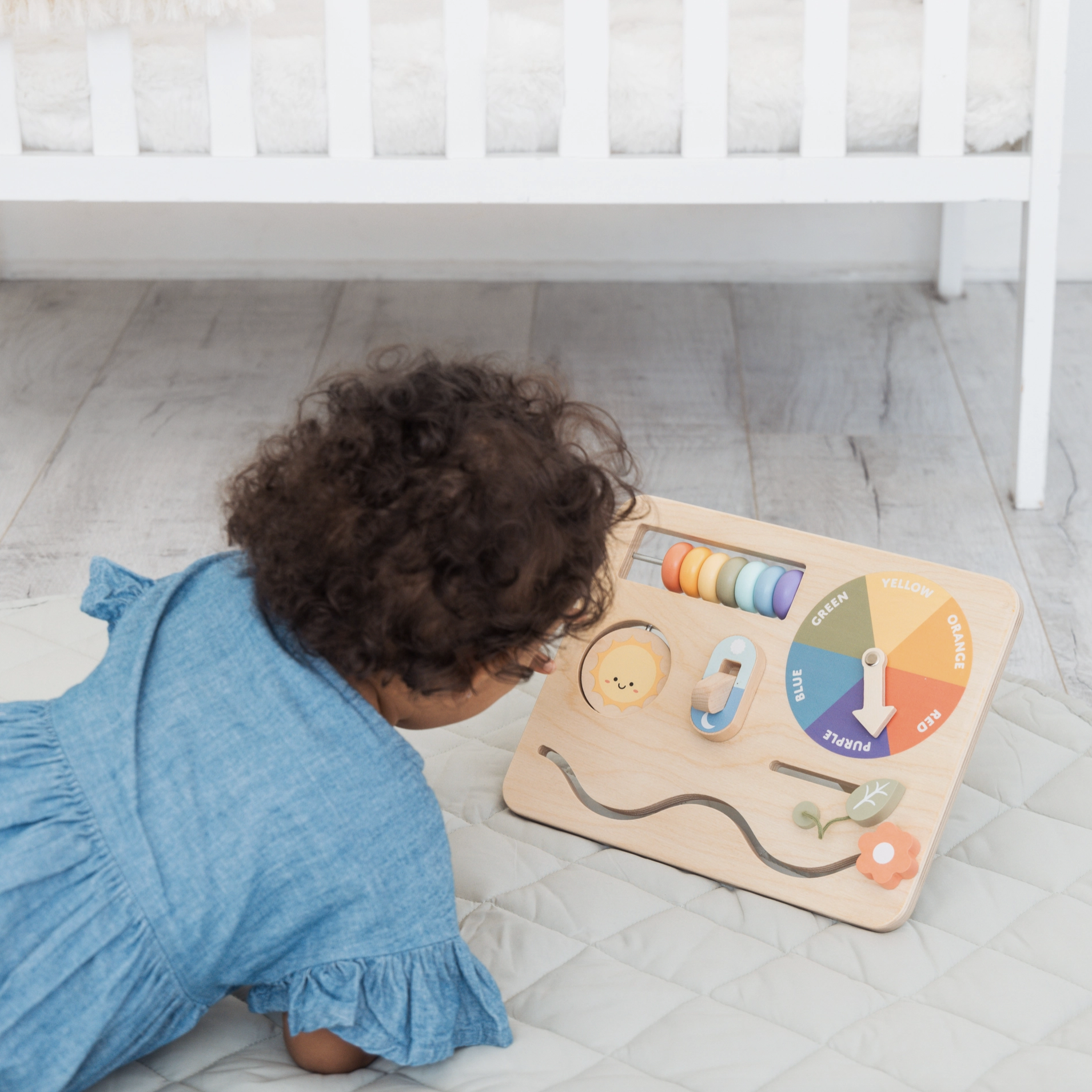 Montessori Interactive Wooden Busy Board