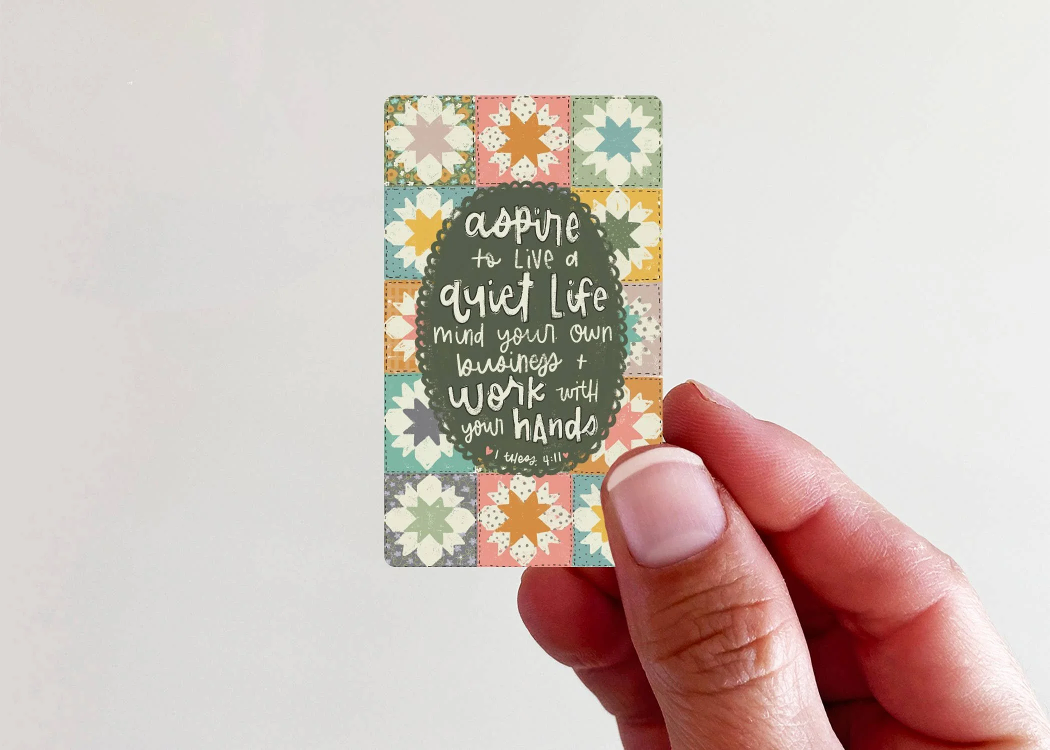 Work with Your Hands Vinyl Sticker