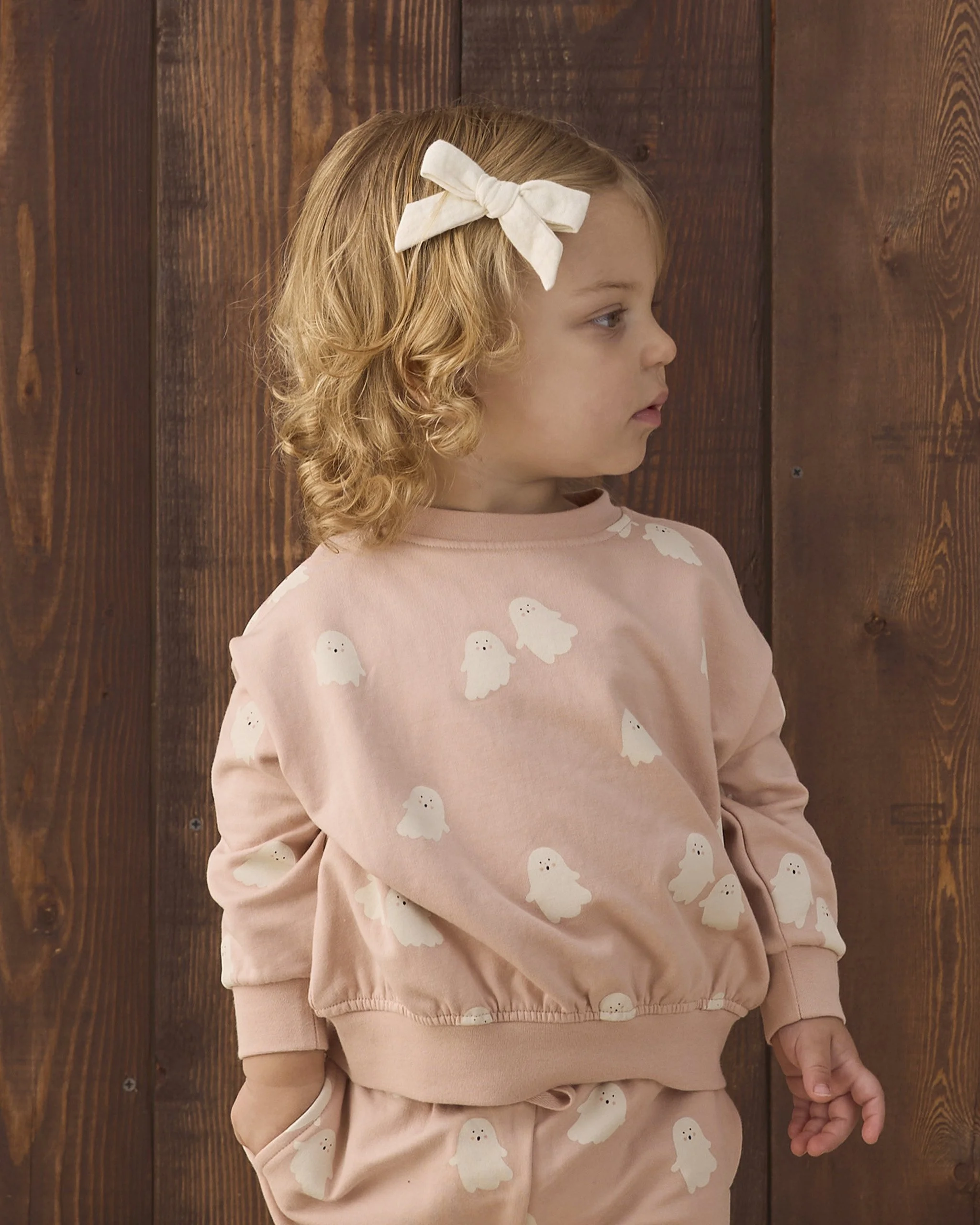 Relaxed Fleece Sweatshirt Sweet Ghost