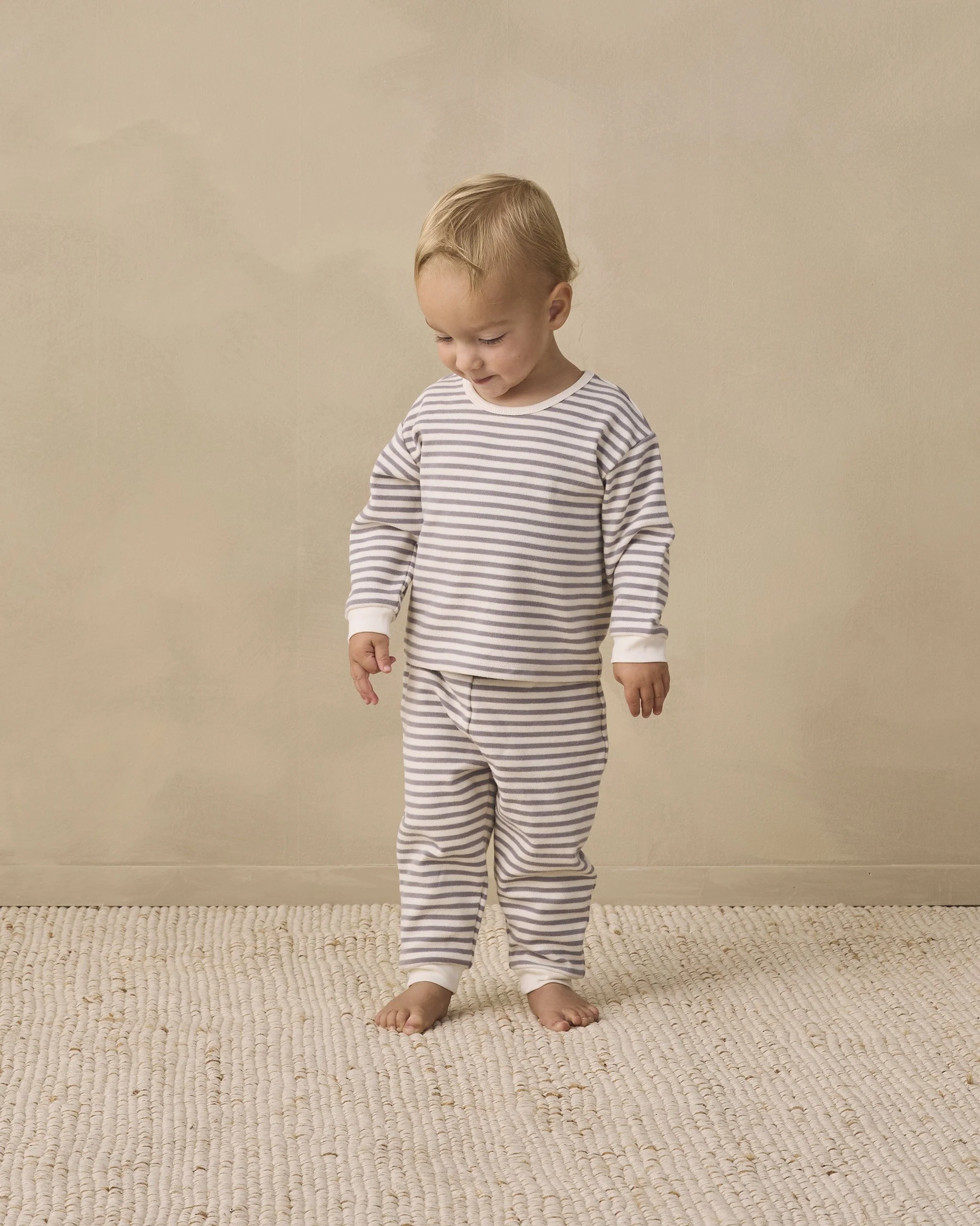 Cozy Set Slate Stripe