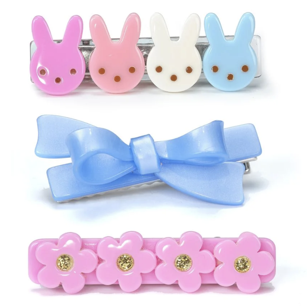 Lilies & Roses Hair Clips Sets