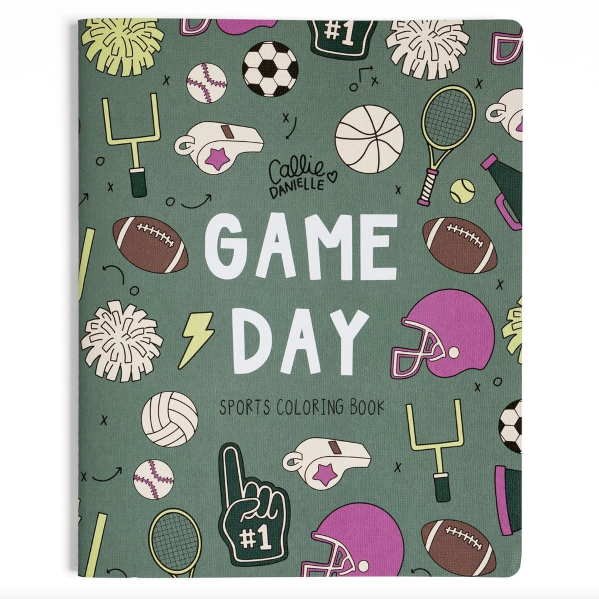 Game Day Sports-Themed Coloring Book