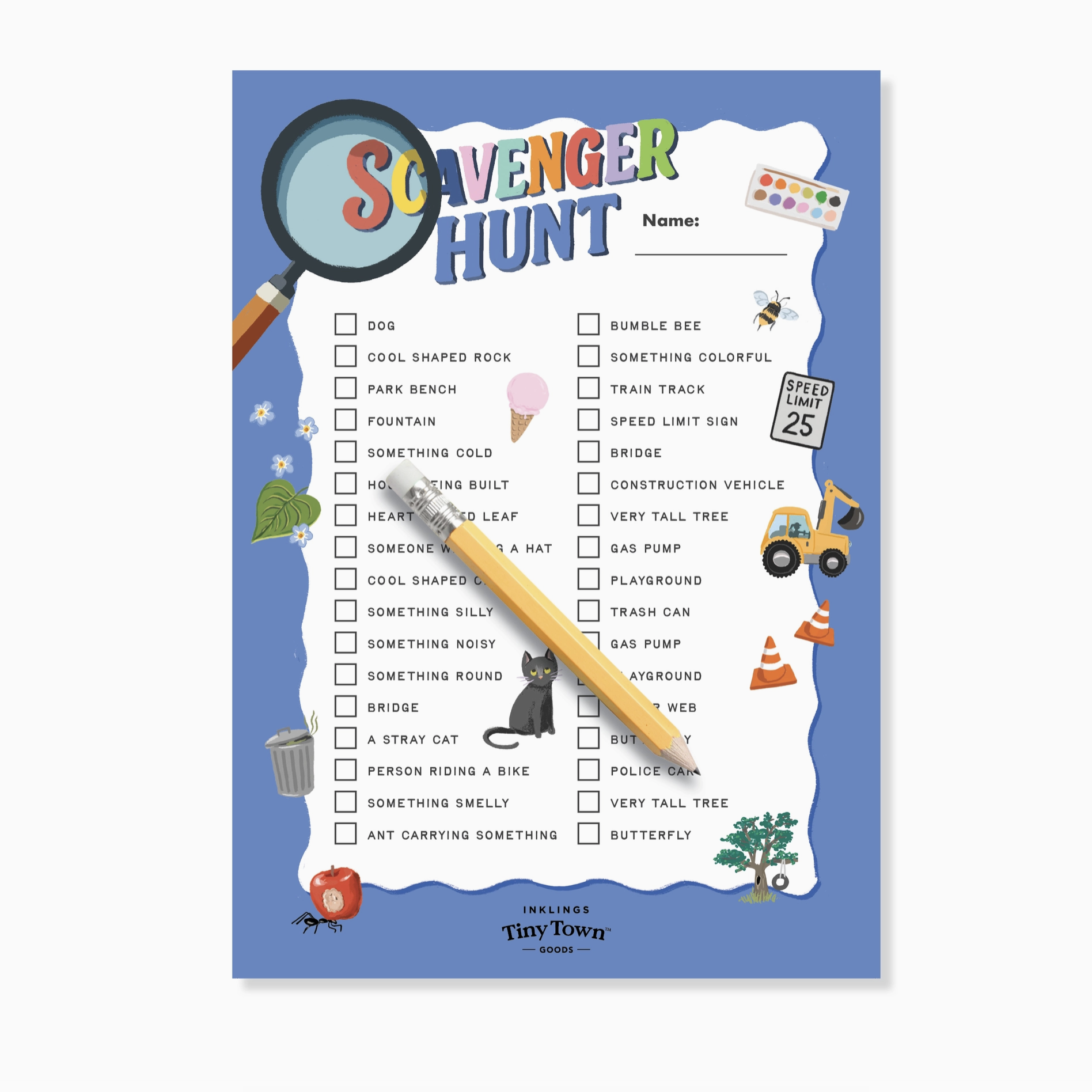 Inklings Tiny Town™ Play Notepad - Scavenger Hunt