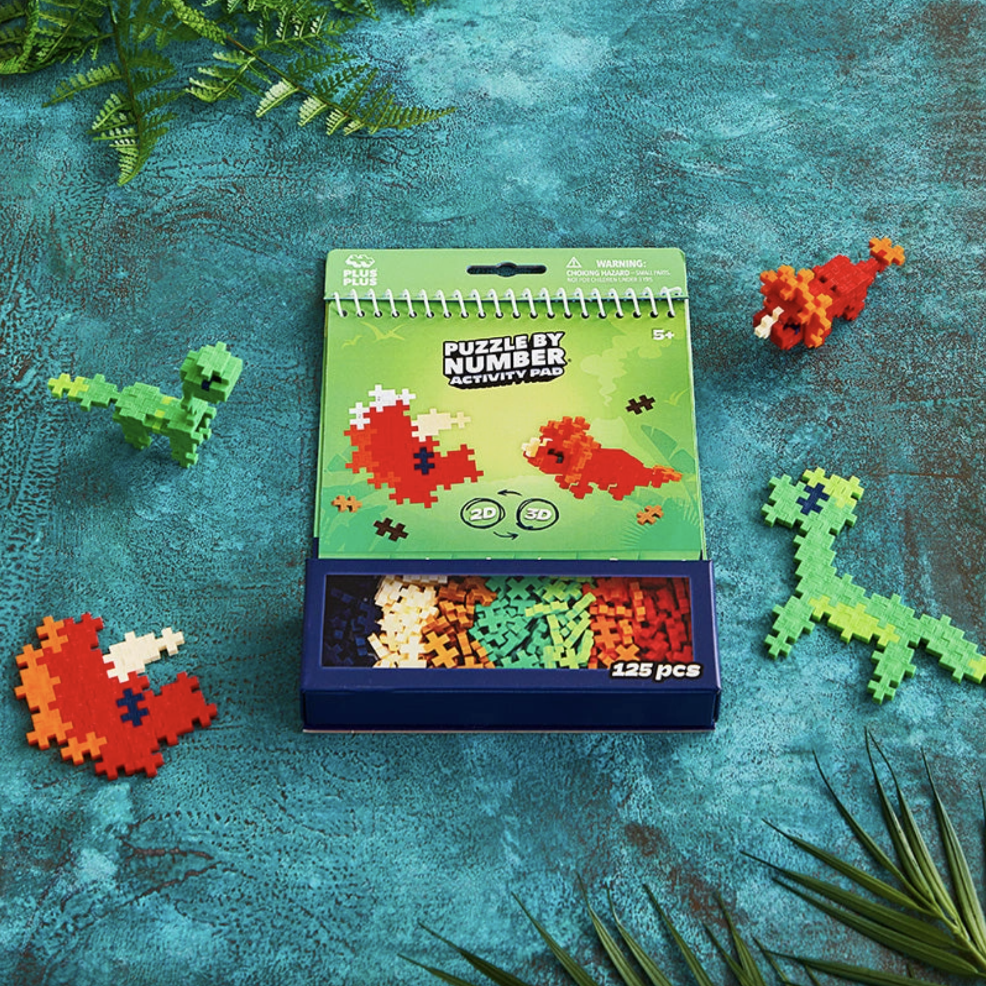 Puzzle By Number Activity Pad - Dinosaur