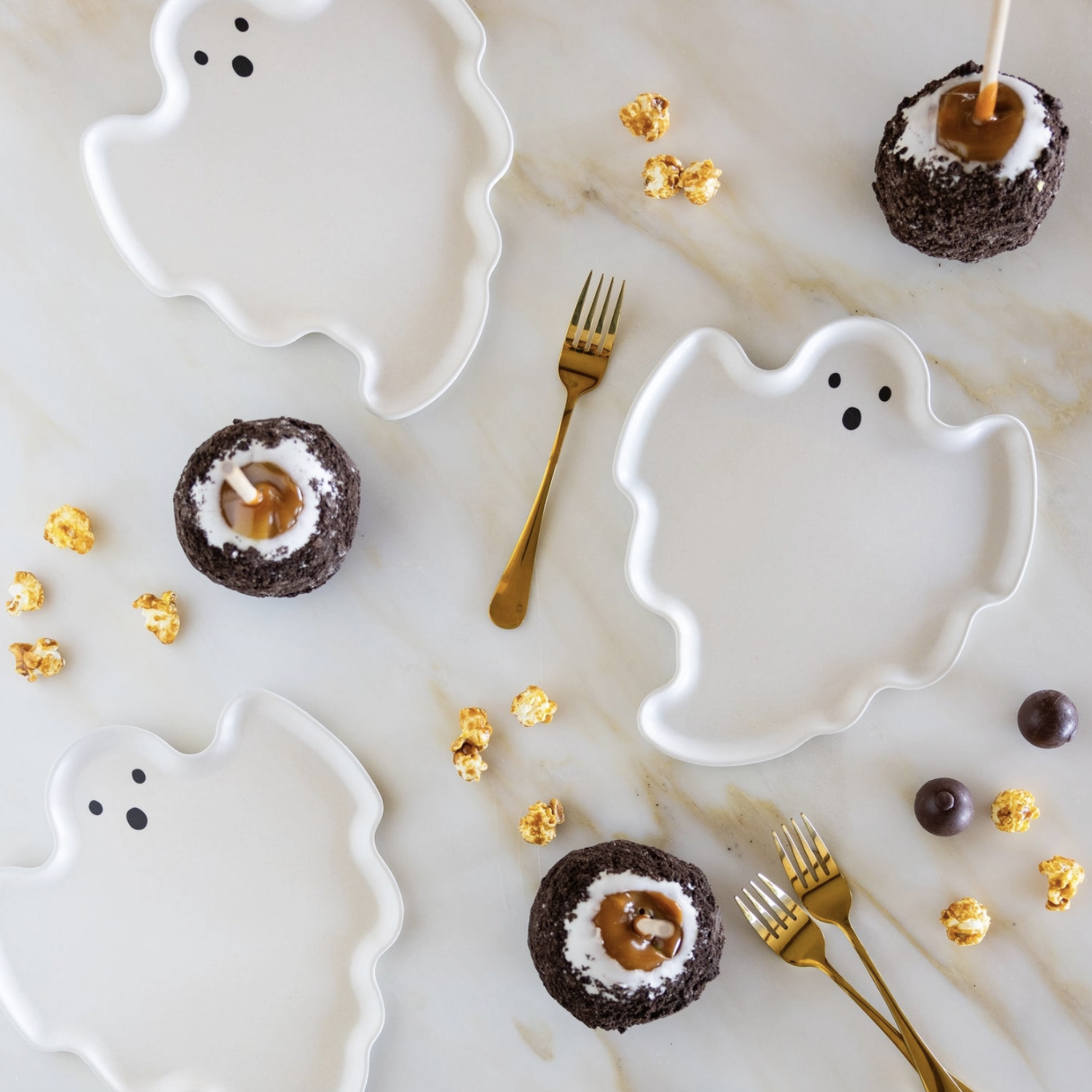 Bamboo Ghost Plate Set