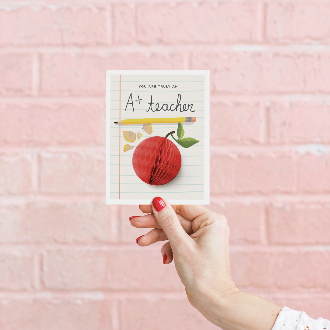A+ Teacher - Pop-Up Card
