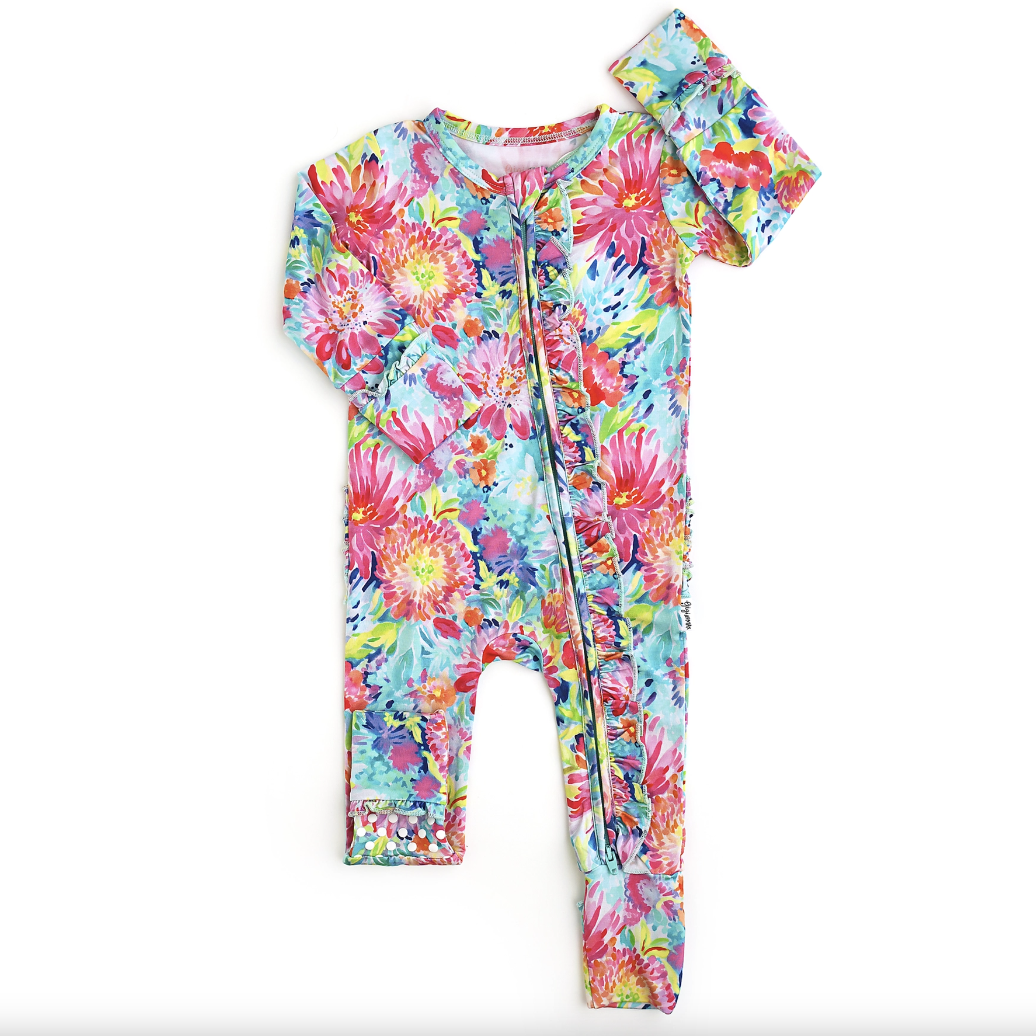 Bianca Ruffle Zip
