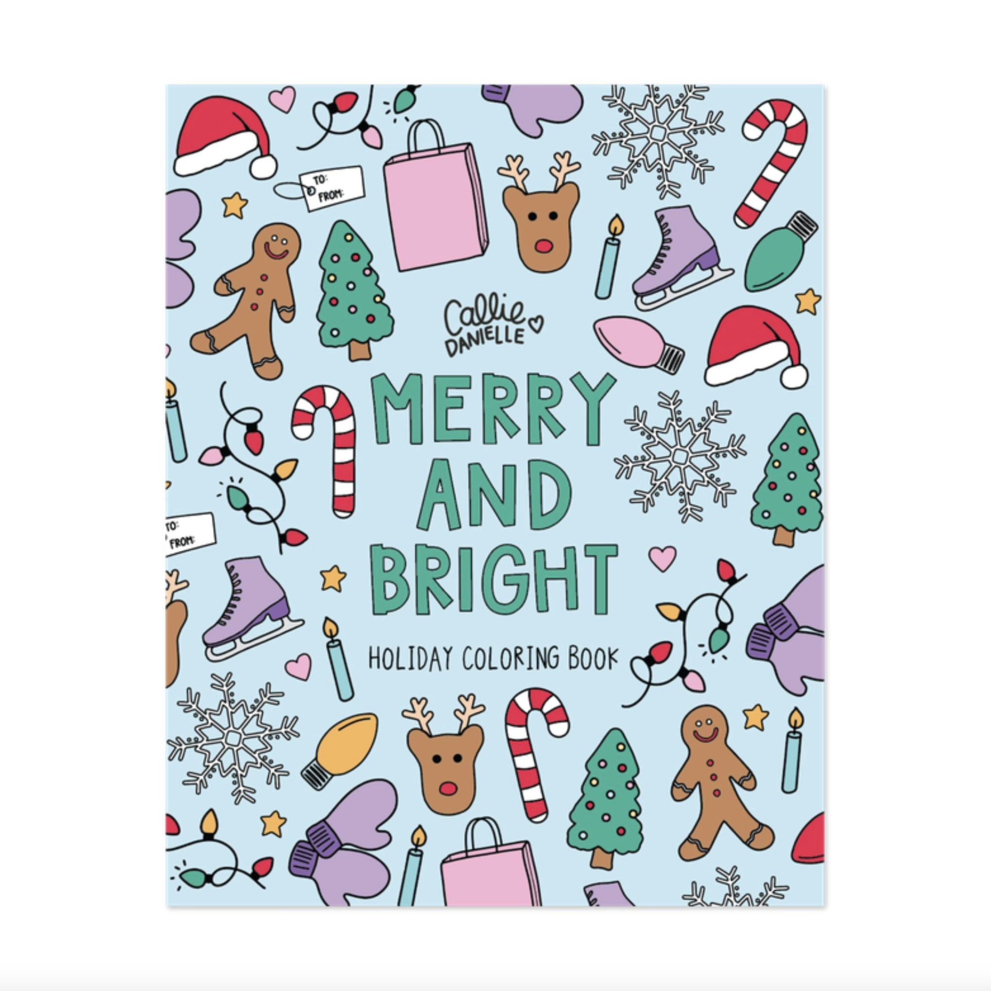 Merry & Bright Holiday Coloring Book