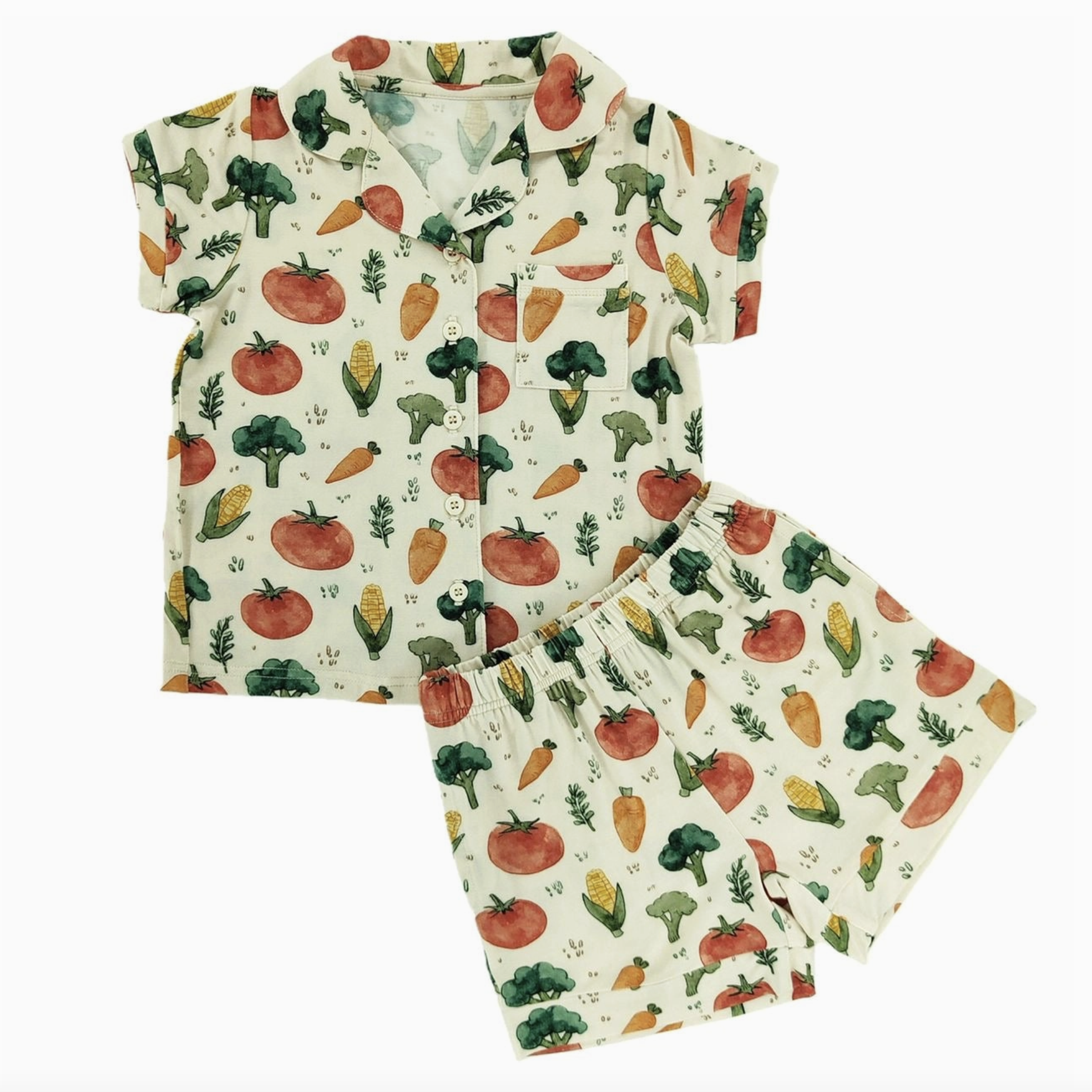 Farm Fresh Bamboo Short Button Up Set