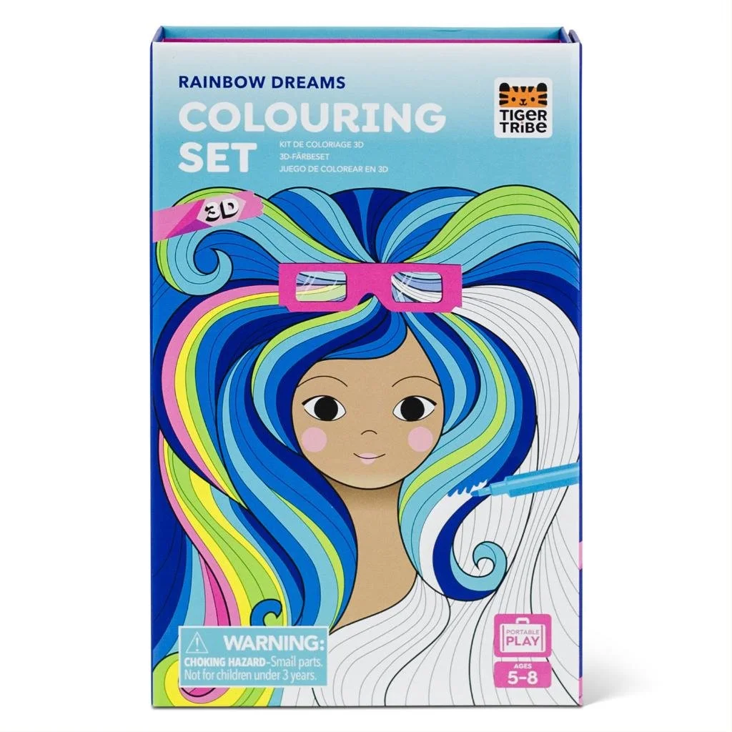 3D Coloring Set - Rainbow Dreams