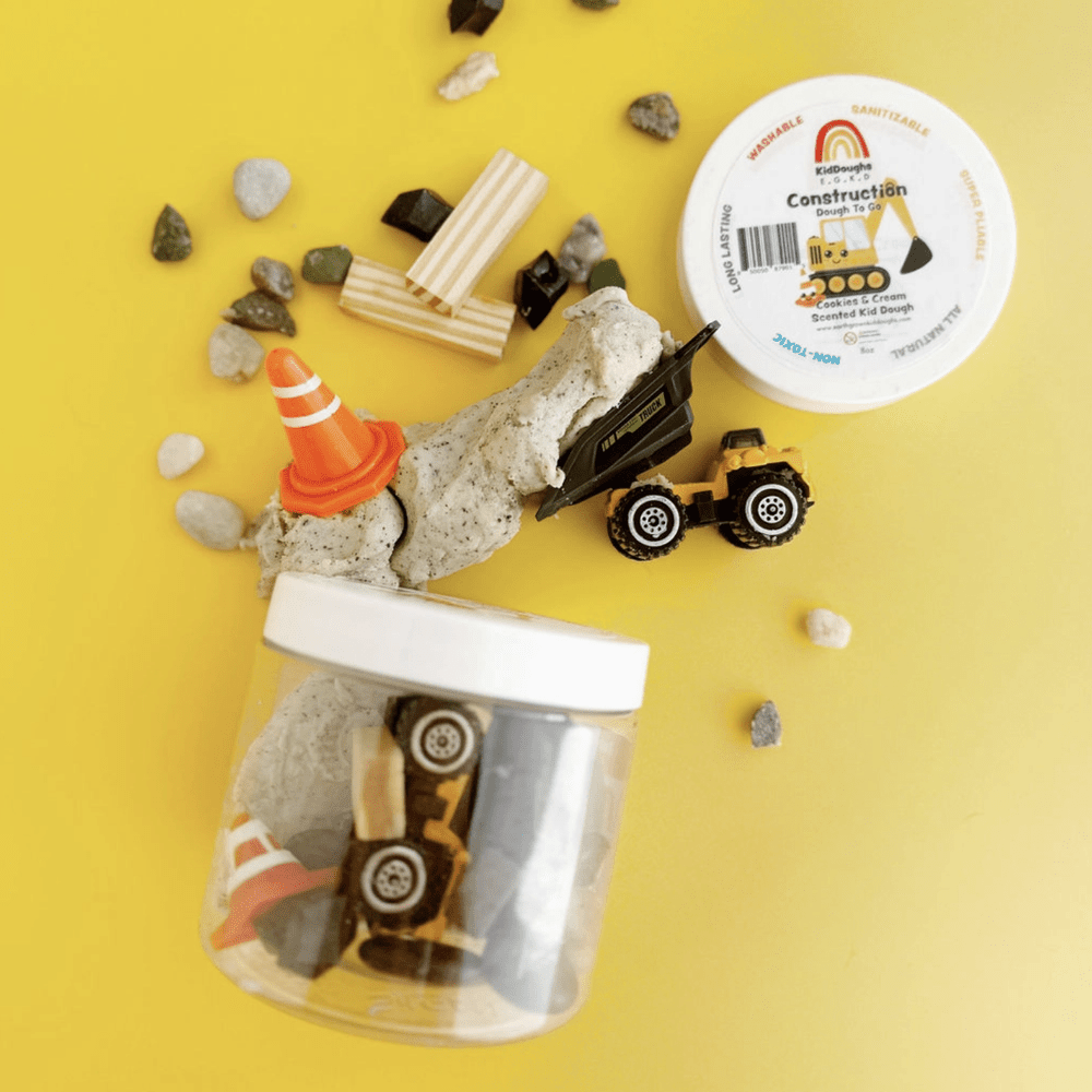 Construction Play Dough-To-Go Kit — The Purple Wagon