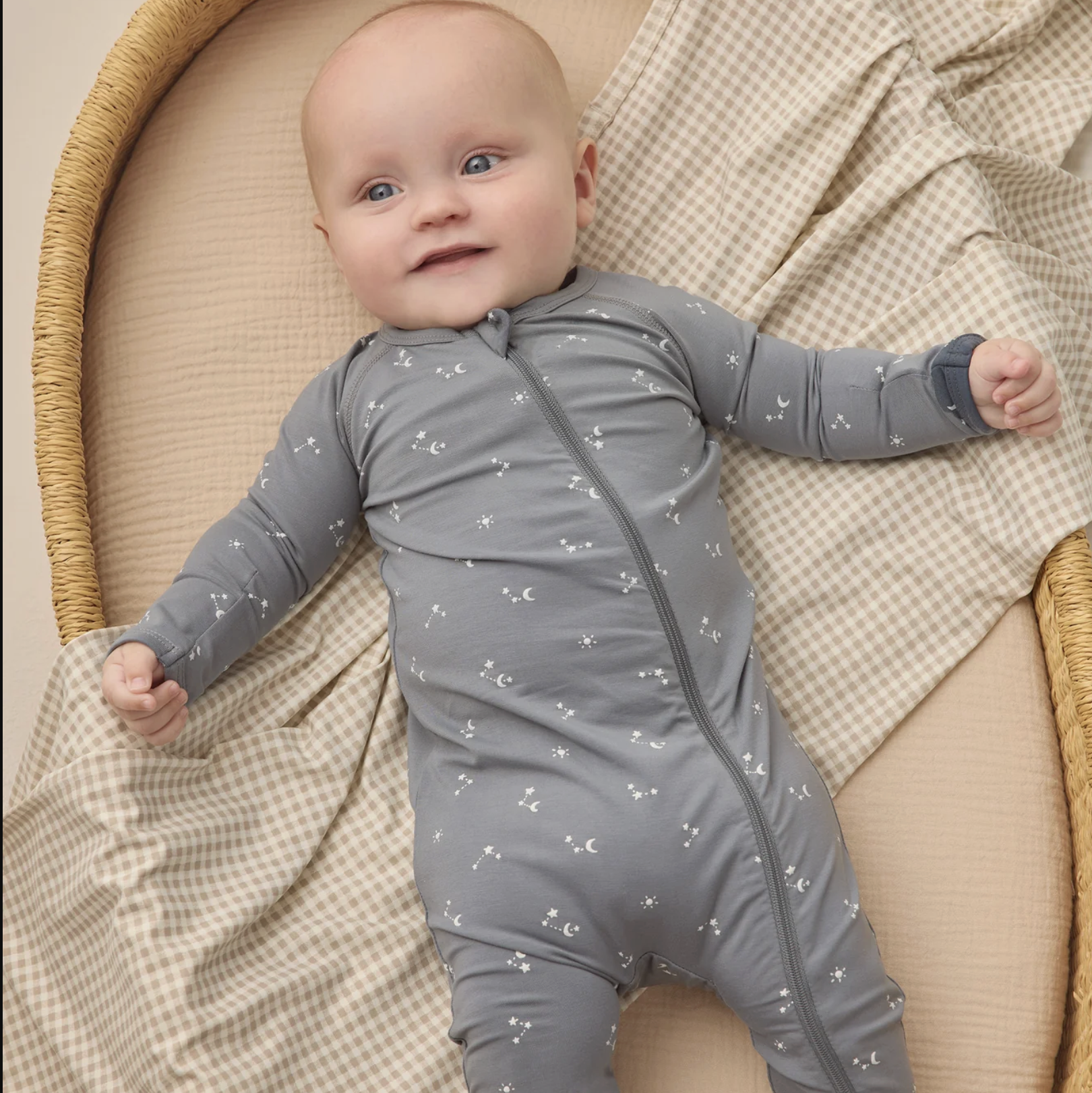 Bamboo Zip Footie Starlight