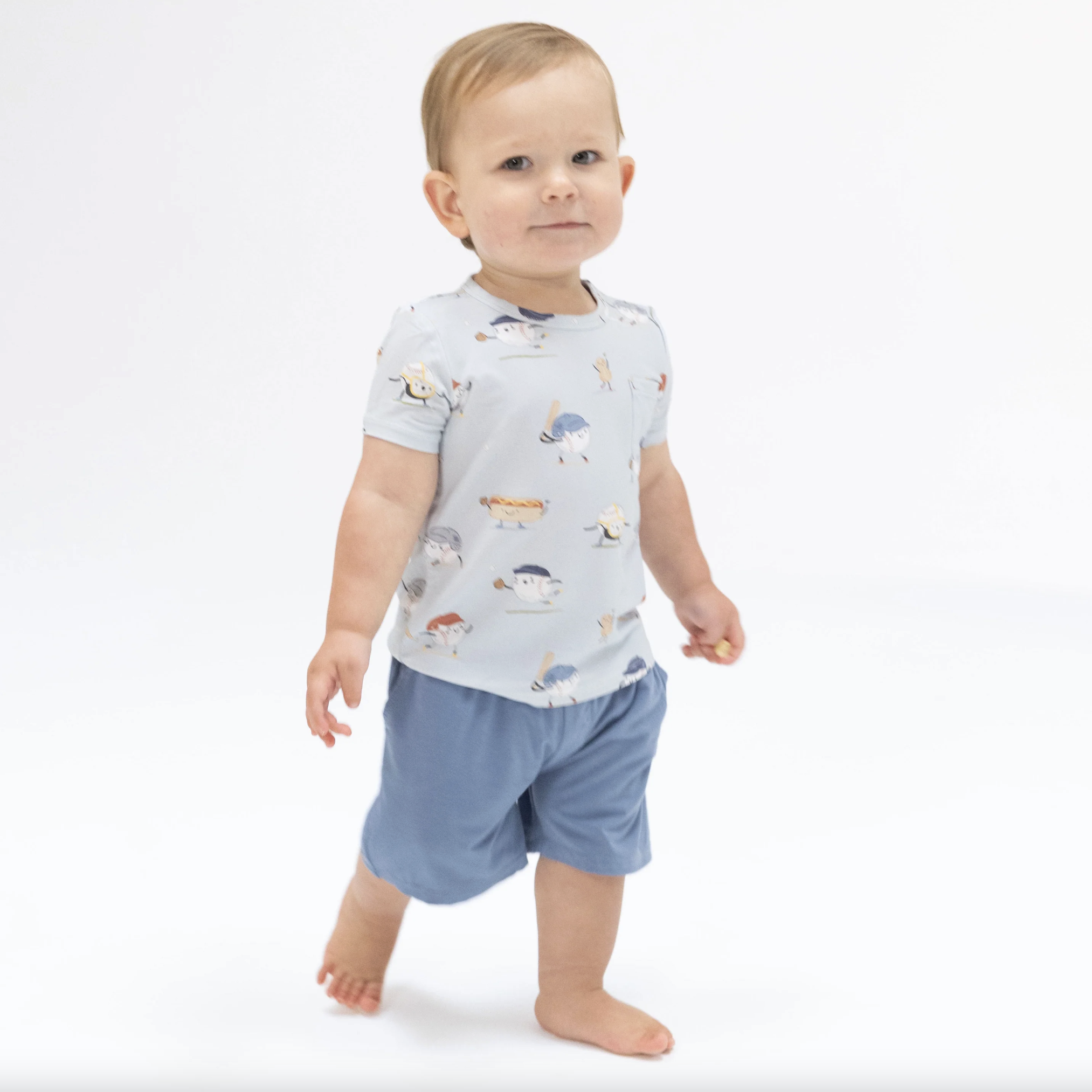 Baseballs Playing Baseball - Tee + Shorts