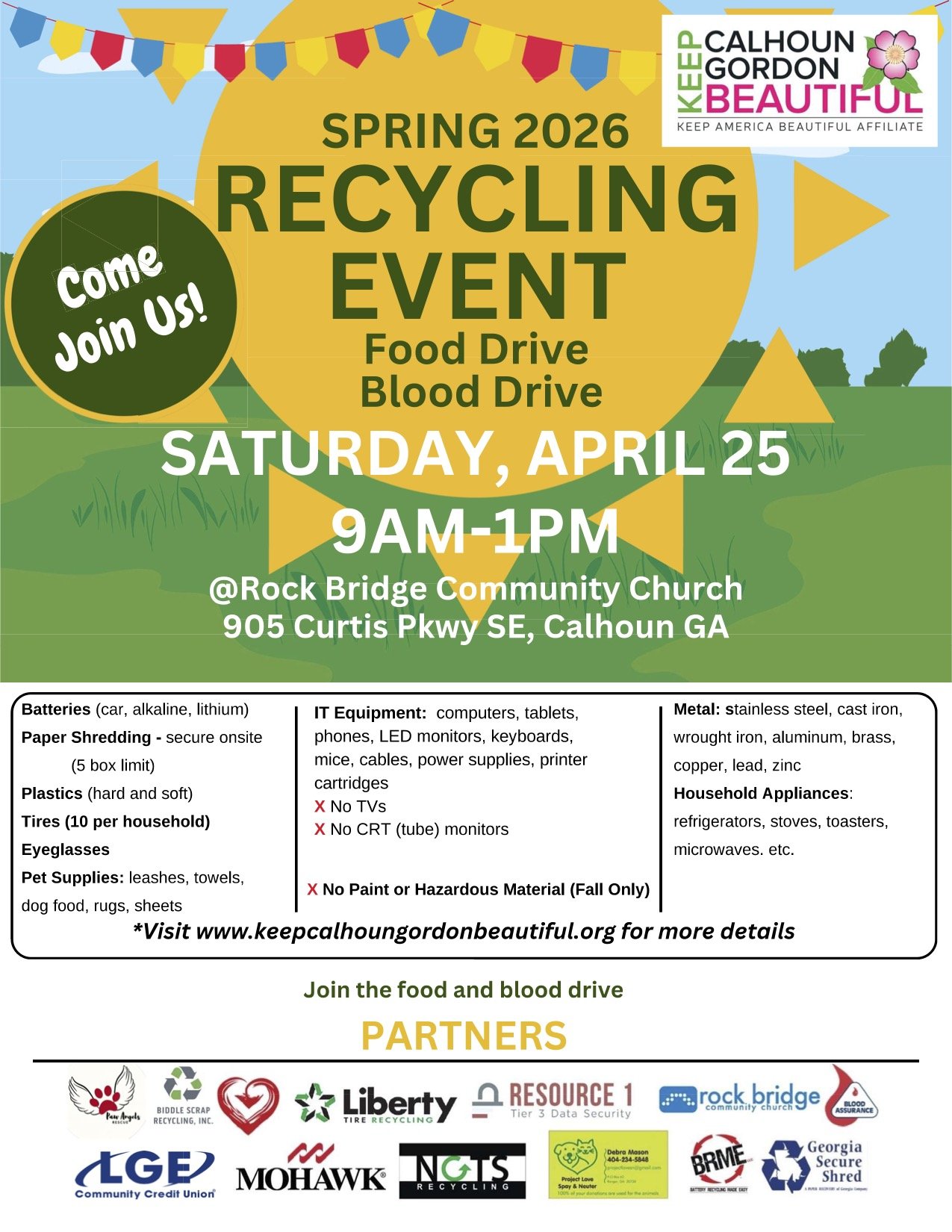 Spring Community Recycling Day