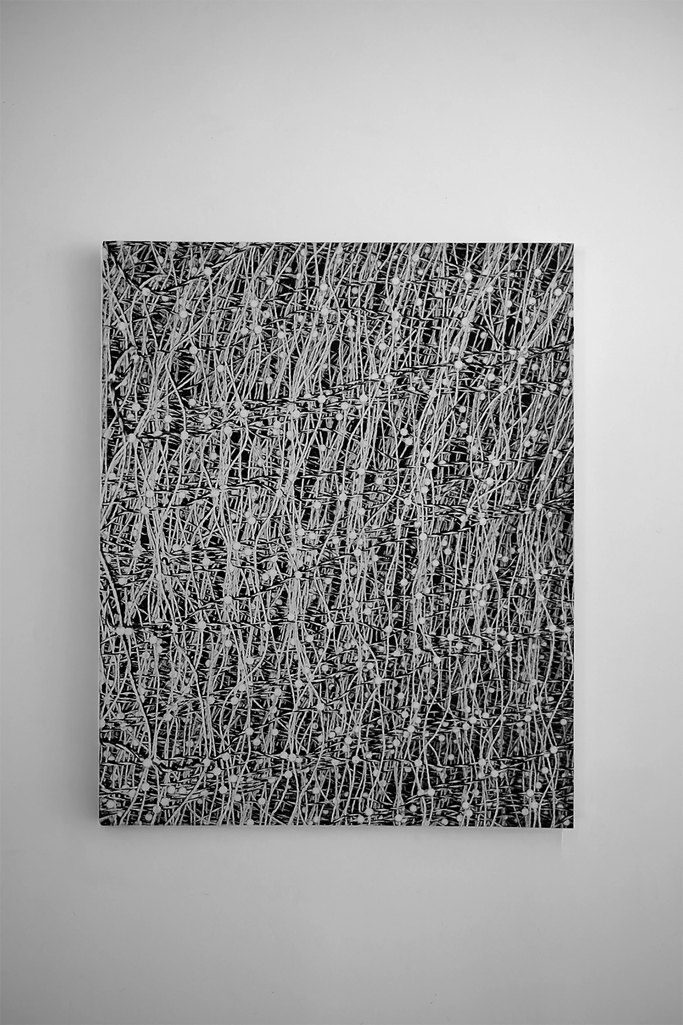 The Detangelment
Archival matte vinyl, wood
46 1/2 × 37 1/2 × 2 3/16 in