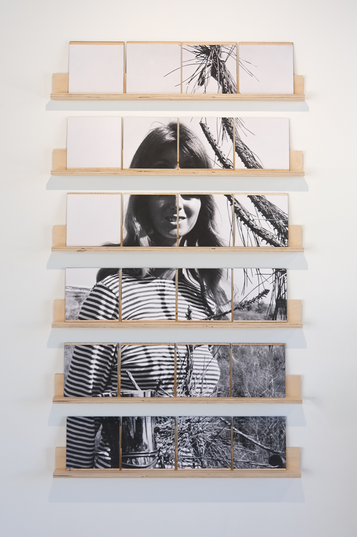 Putting Her Together 
Archival matte vinyl, wood