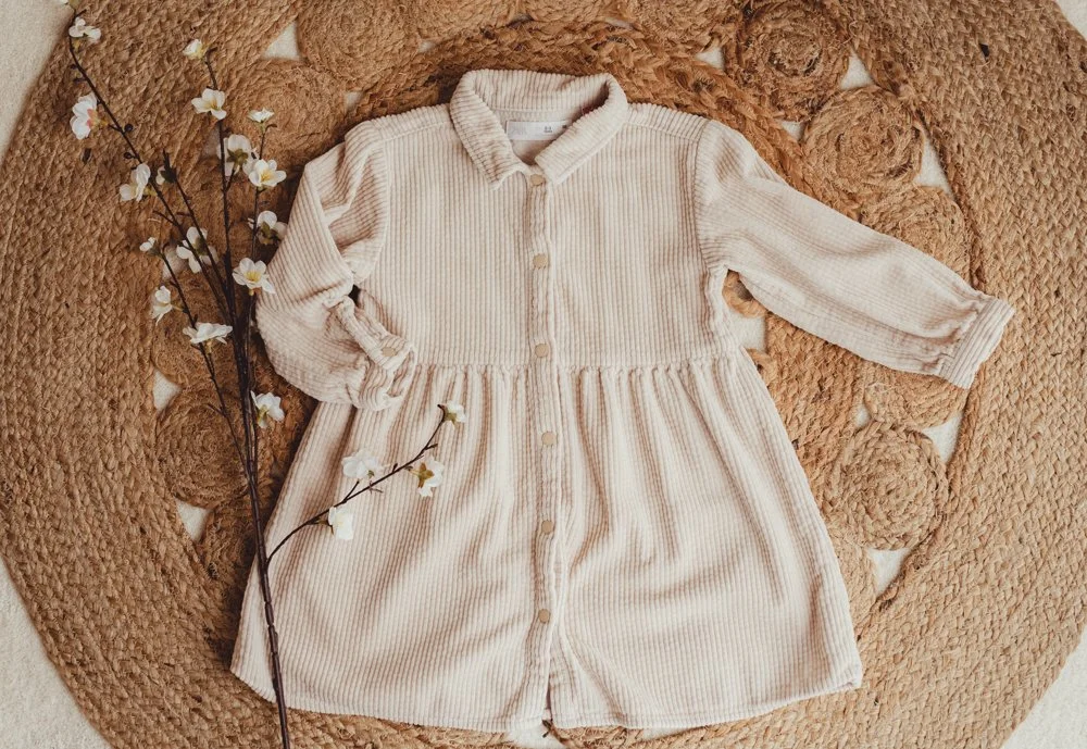 Cream corduroy dress 2-3 yrs