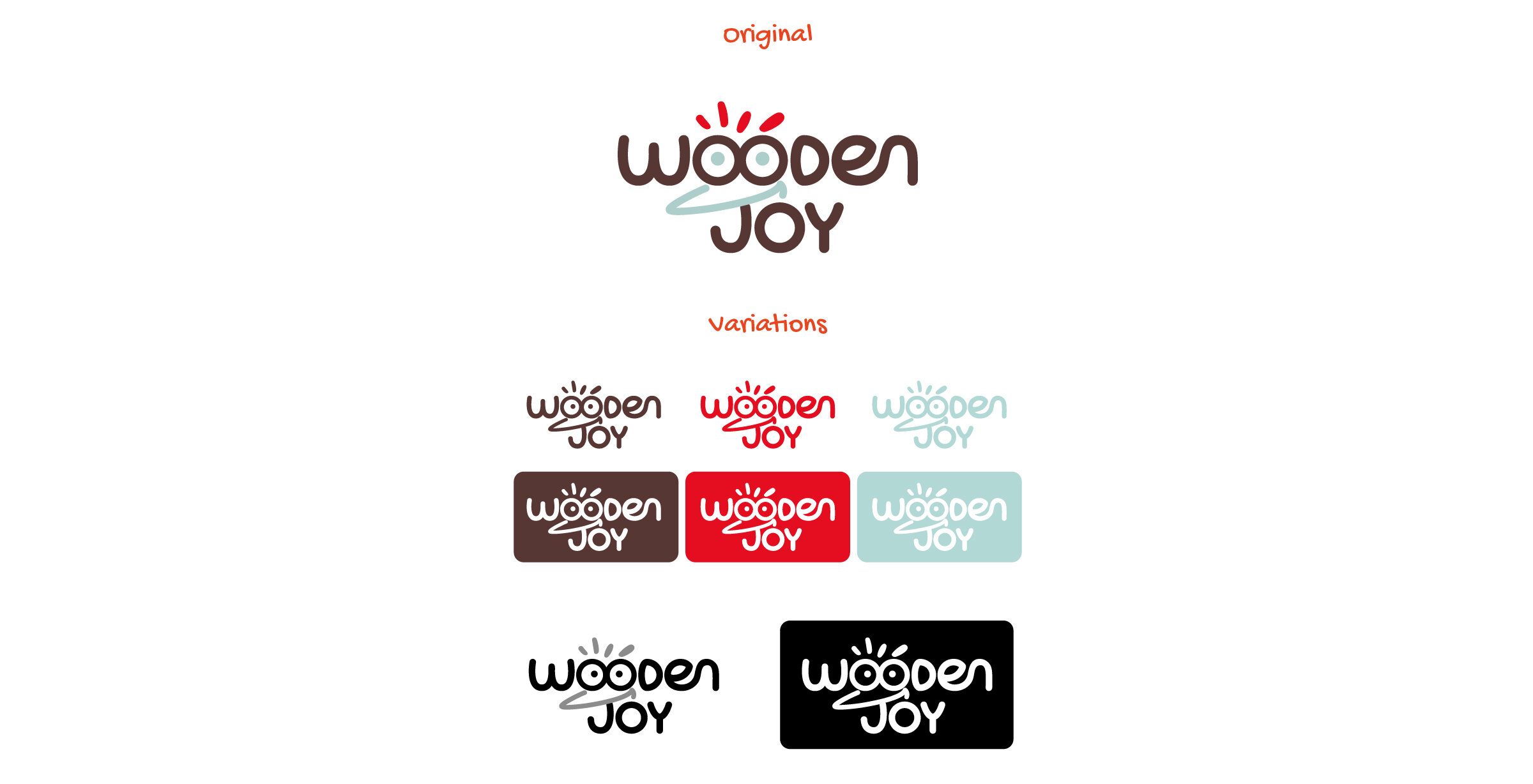 Logo presentation for Wooden Joy