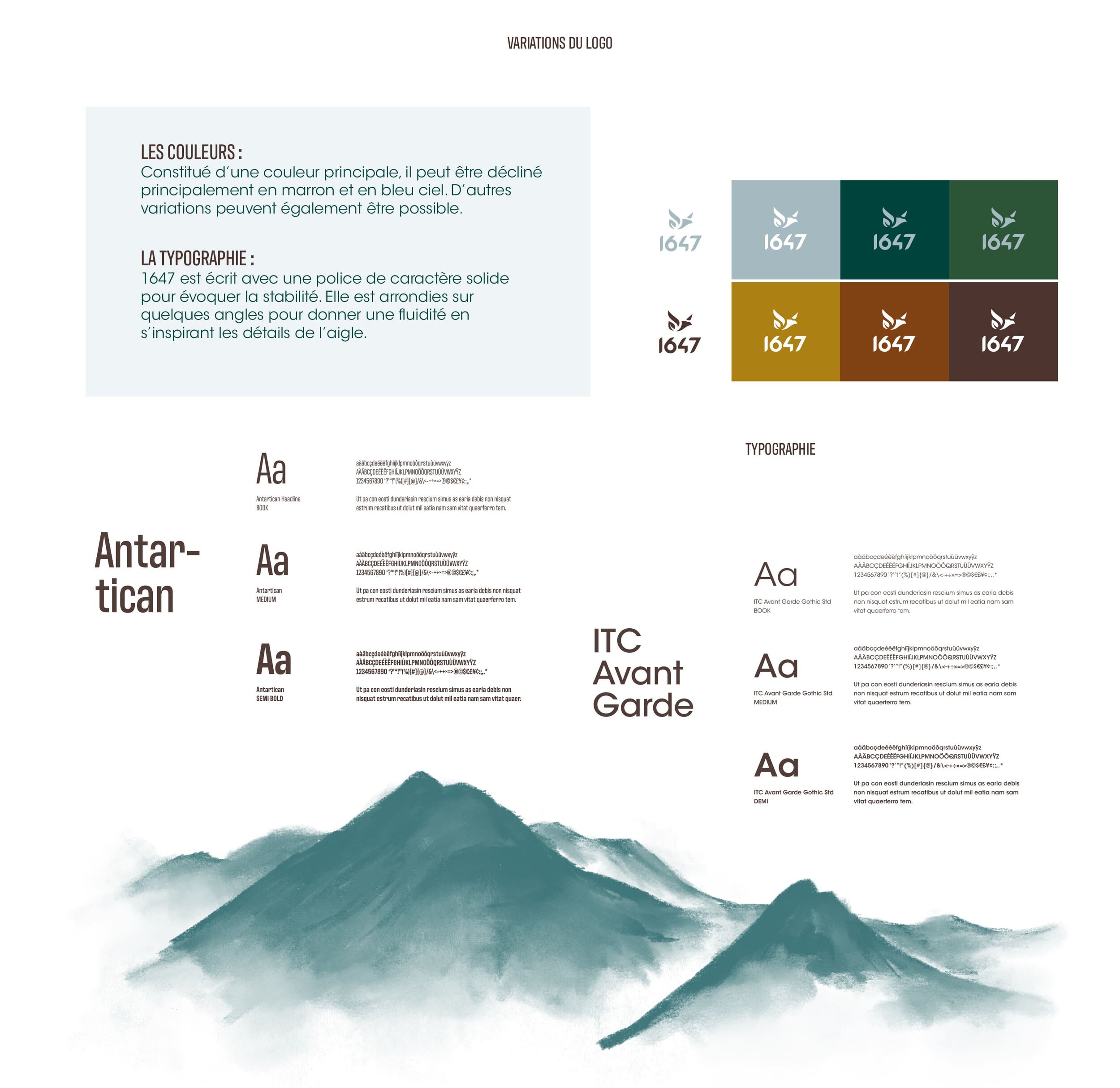 Choisir les couleurs identitaires et typographie