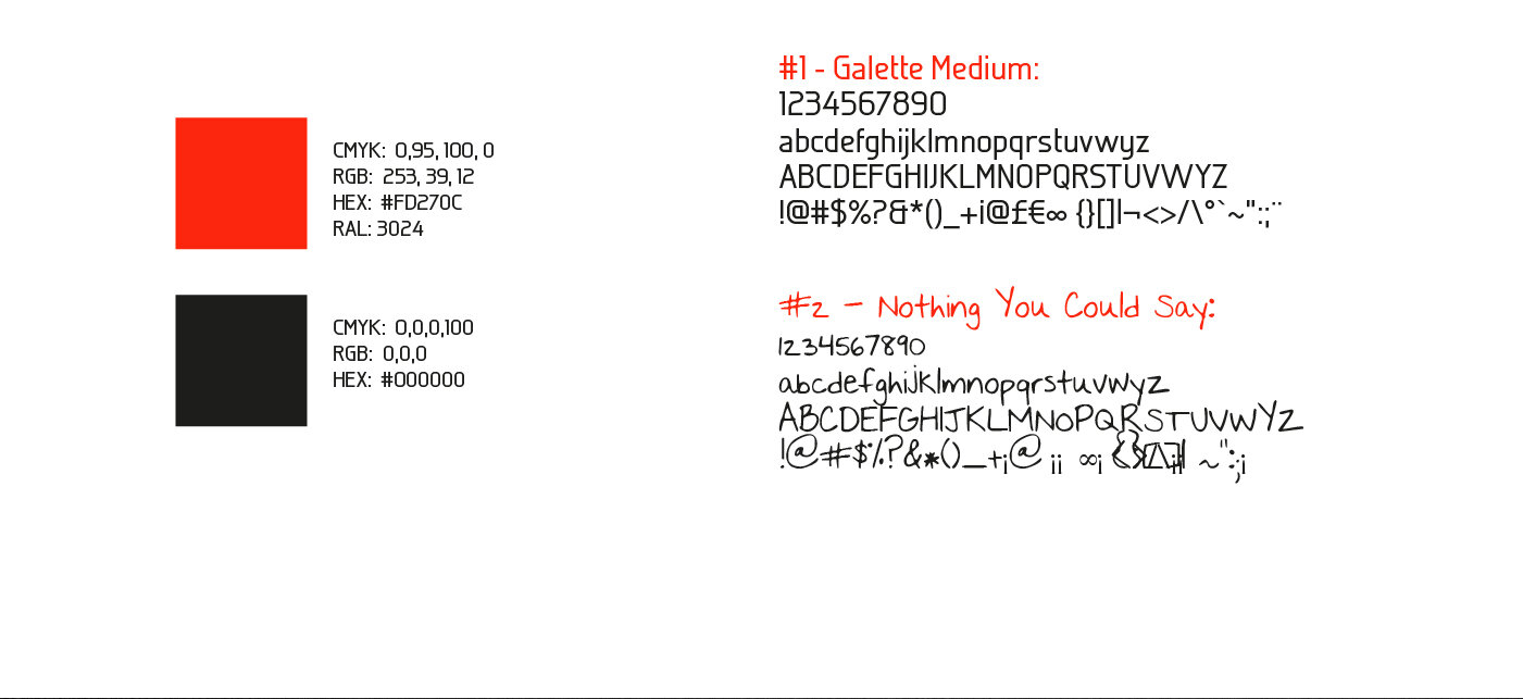 Typographie &amp; couleurs de Hao Hao Chi
