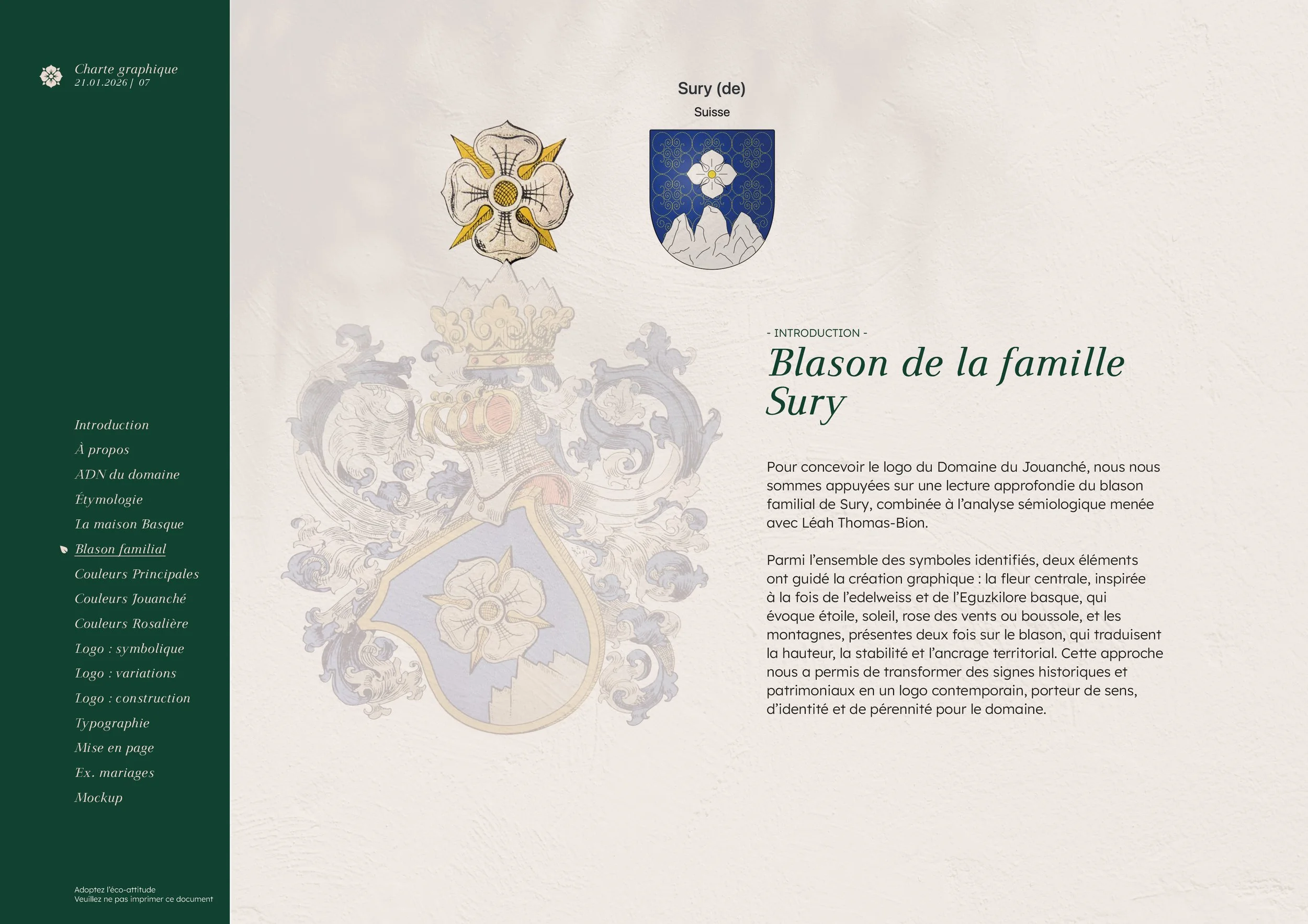 Domaine du Jouanché | Charte graphique p7