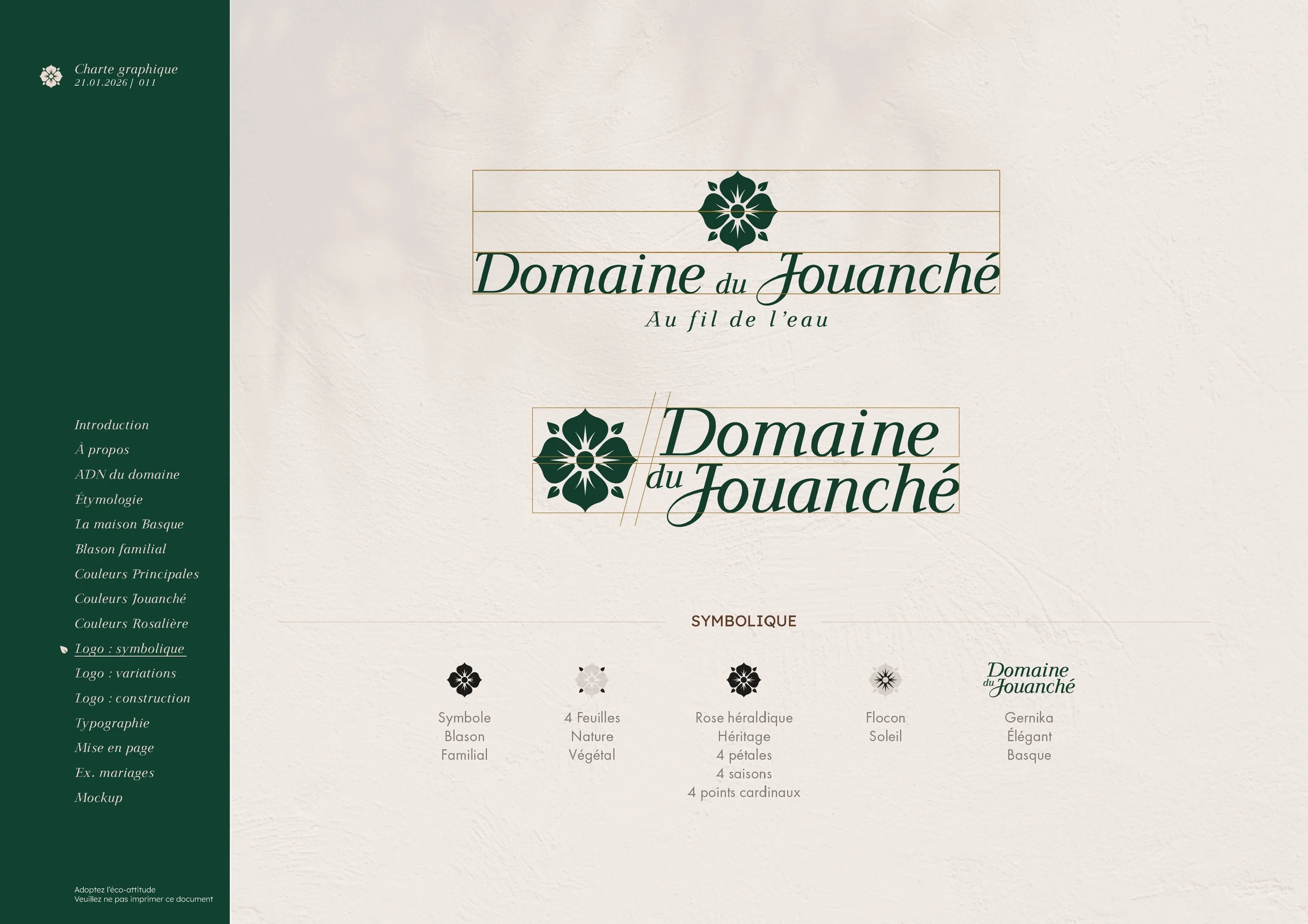 Domaine du Jouanché | Charte graphique p11
