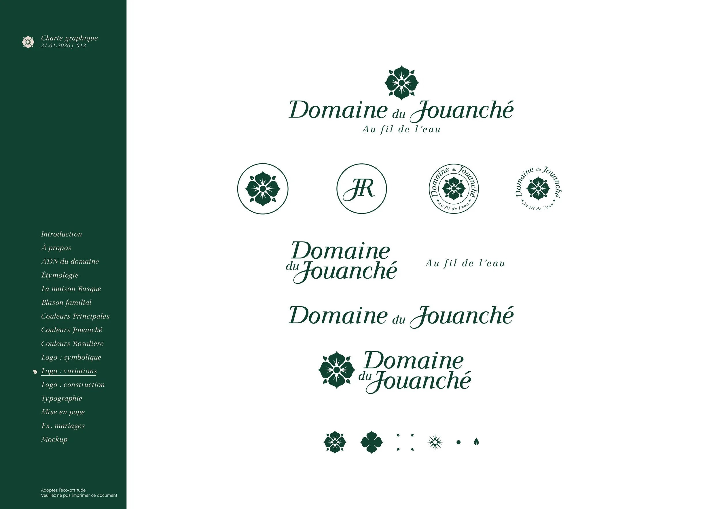 Domaine du Jouanché | Charte graphique p12