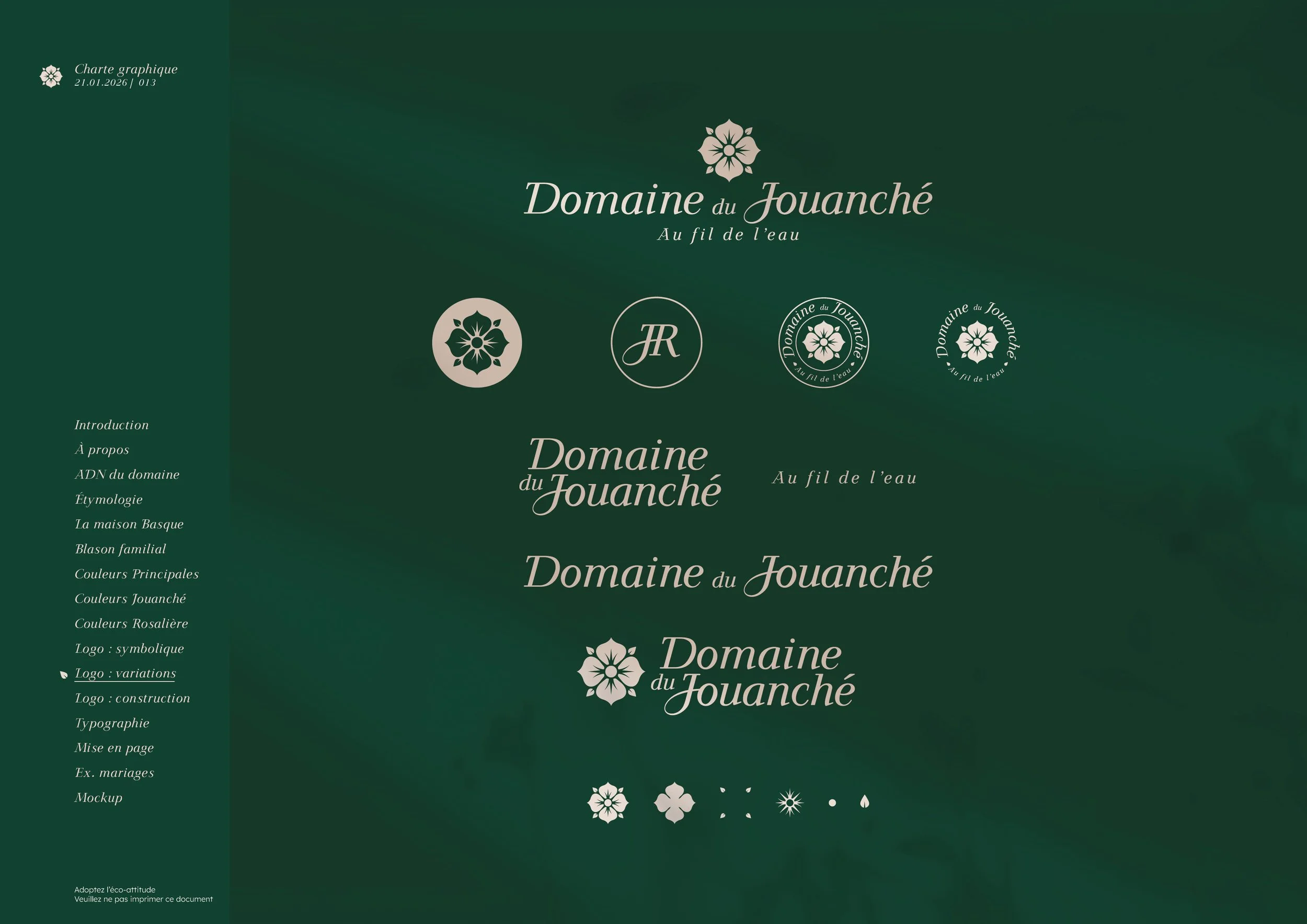 Domaine du Jouanché | Charte graphique p13