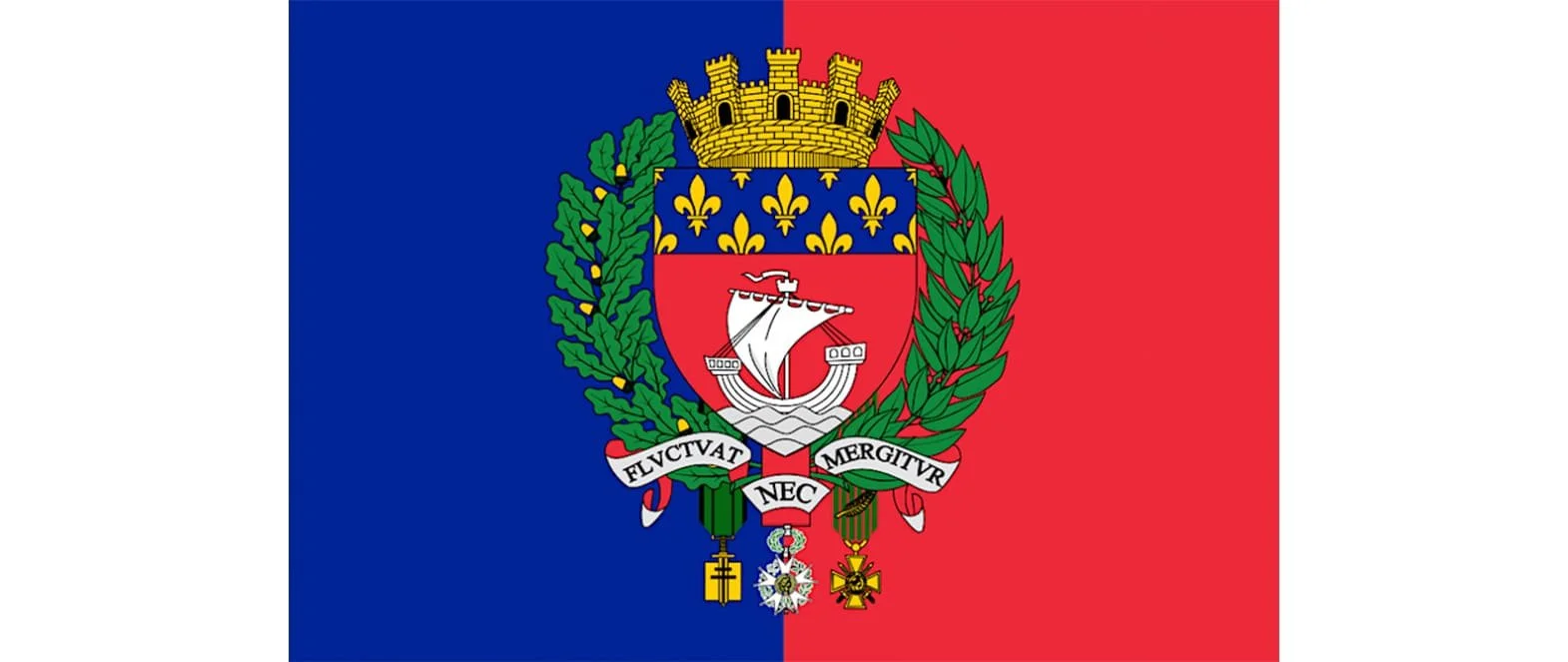 Drapeau de la ville de Paris 1794