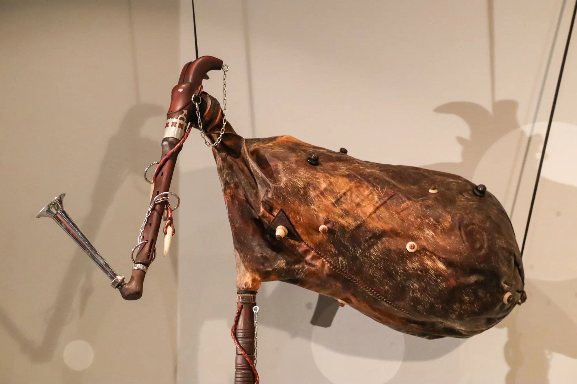 Dressed-up bagpipe