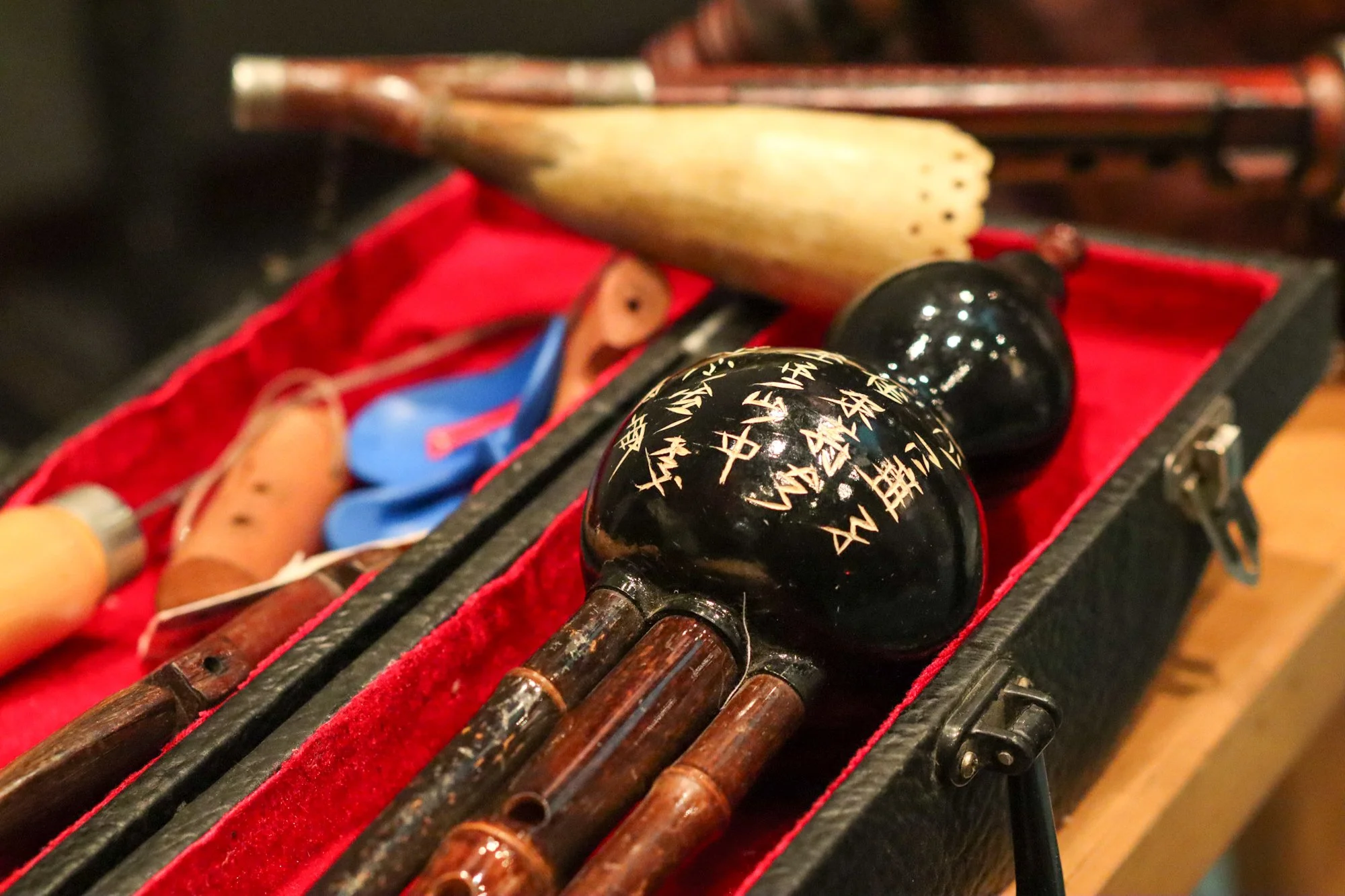 Instruments of musician and composer Béla Ágoston