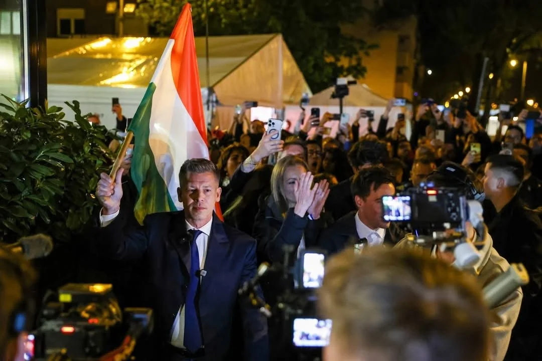 Hungary election delivers landslide victory, ending Orbán’s 16-year rule