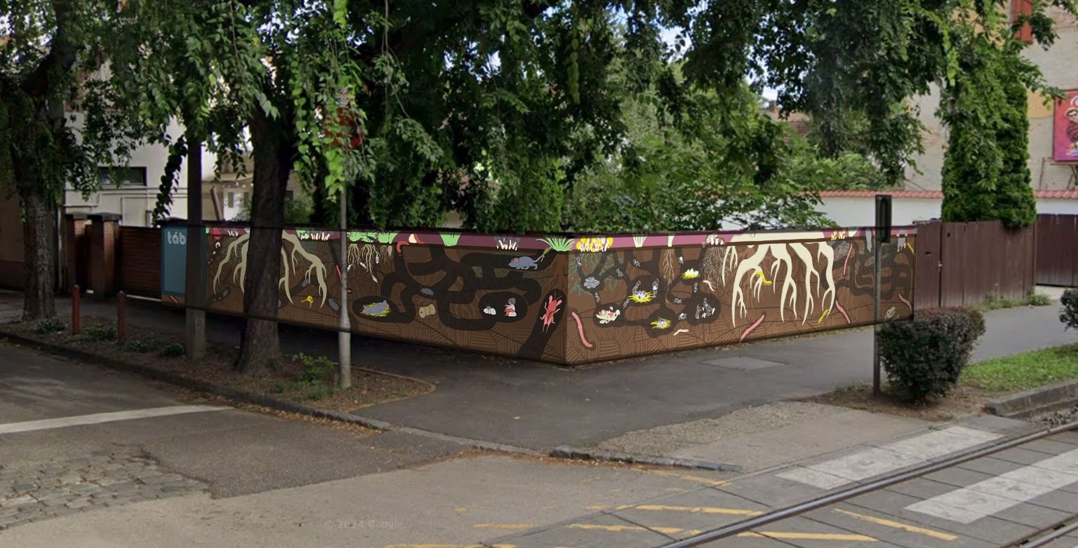 Szeged’s next crowdfunded mural project focuses on underground biodiversity