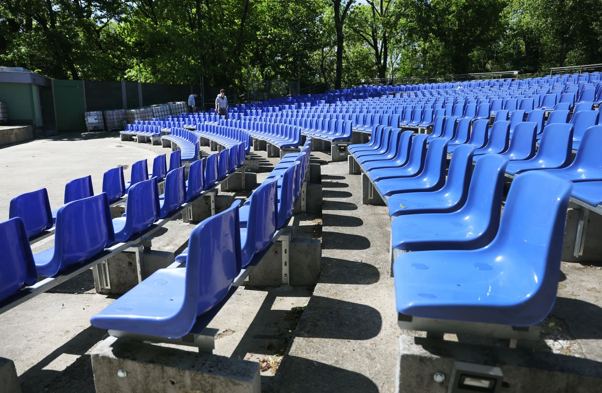 Seating area renovated at Újszeged Open-Air Stage