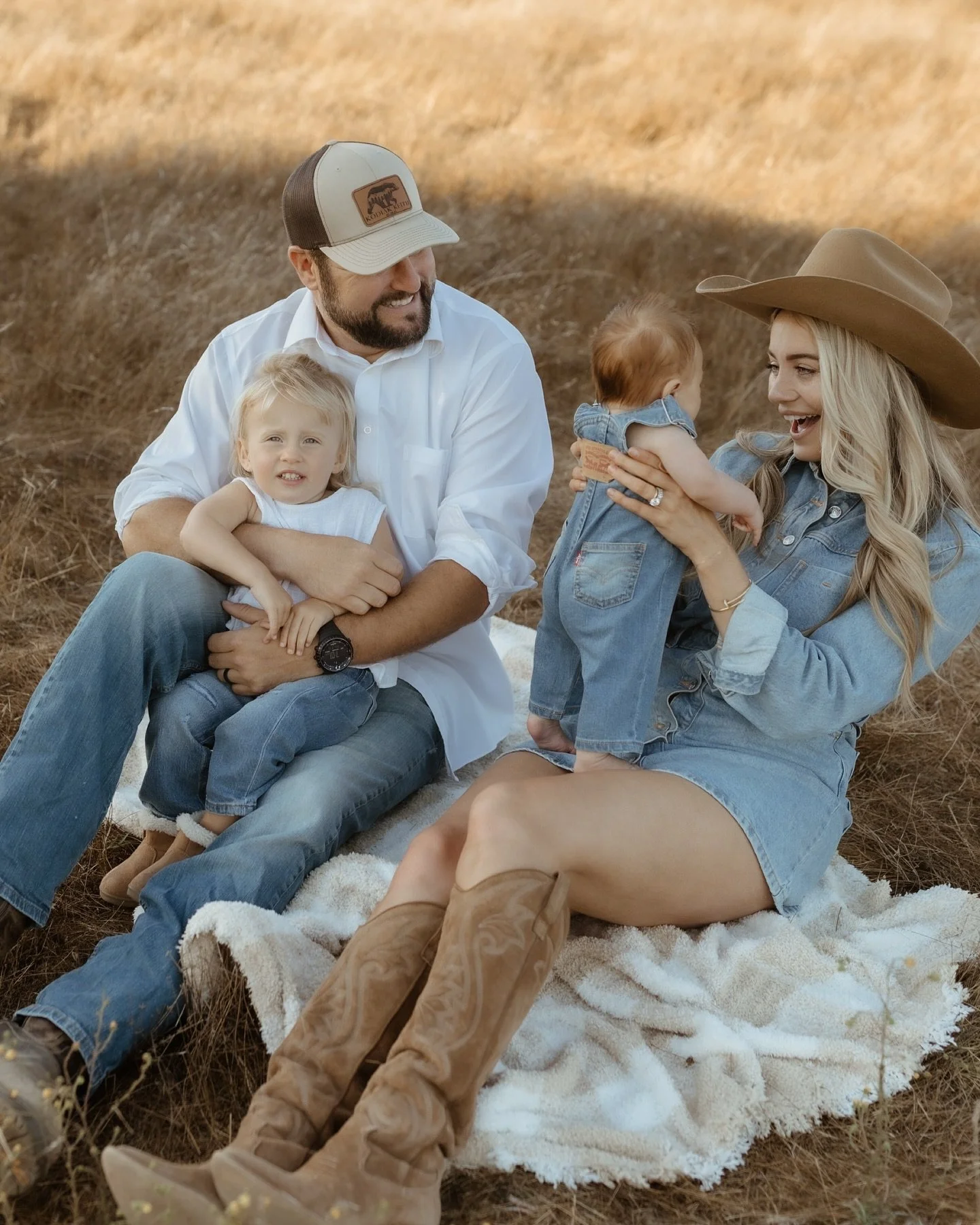 Denim, diapers, and dog hair&hellip; living the dream 🤠✨