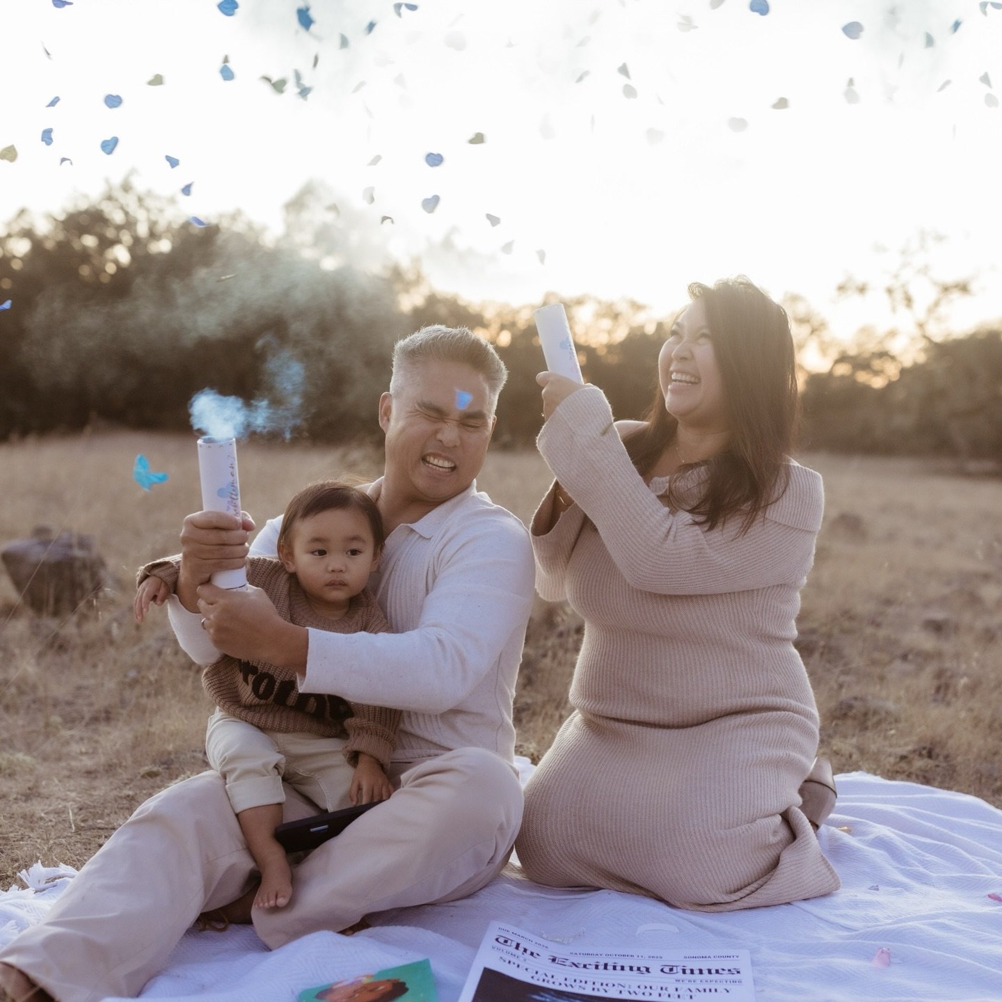 The cutest gender reveal 💙