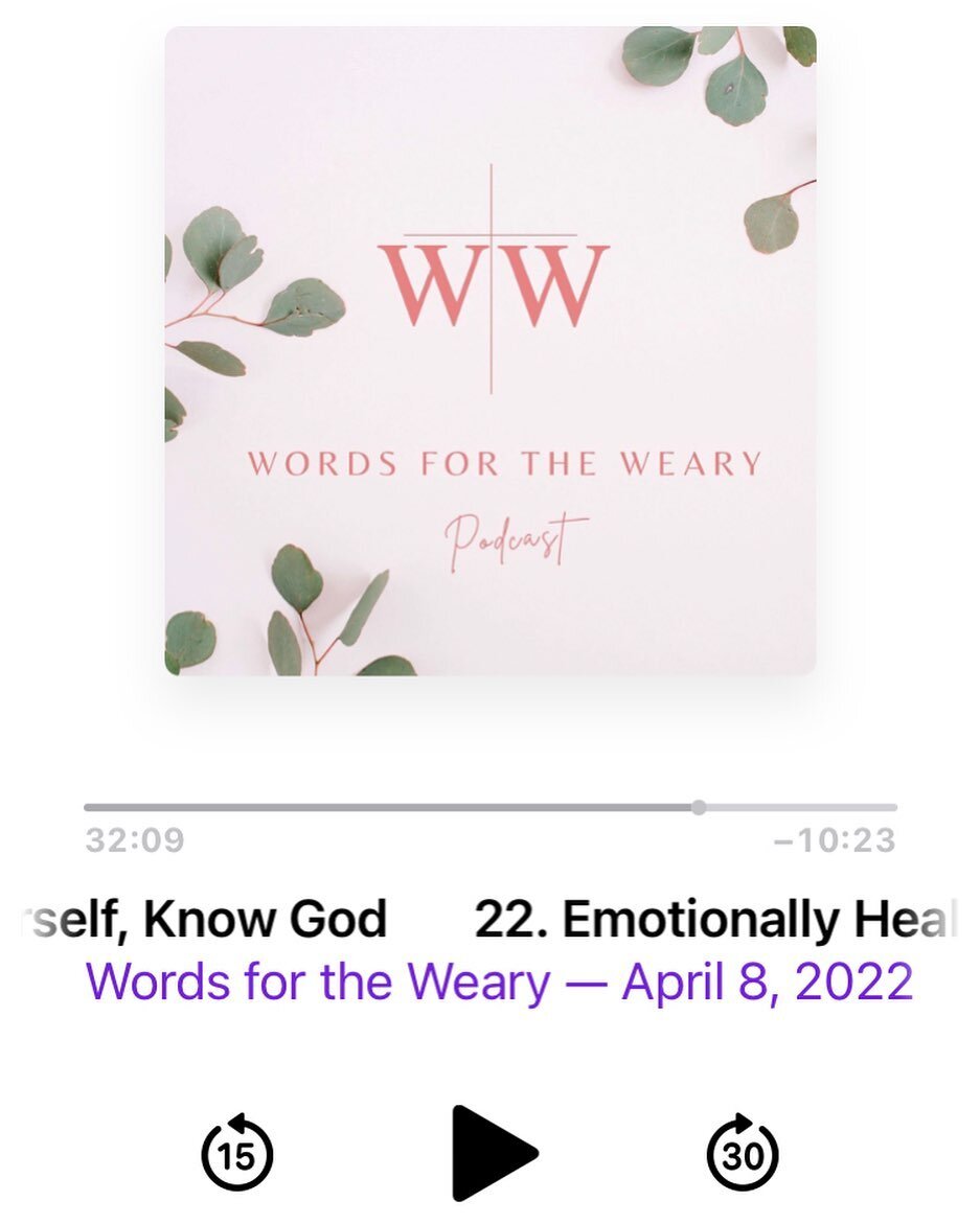 🎙 A new episode is now available to listen! 🎧 

Join us as we look at chapter 2 of Peter Scazzero&rsquo;s book Emotionally Healthy Spirituality 

Click the link below to listen or find us on Spotify!

https://podcasts.apple.com/us/podcast/words-for