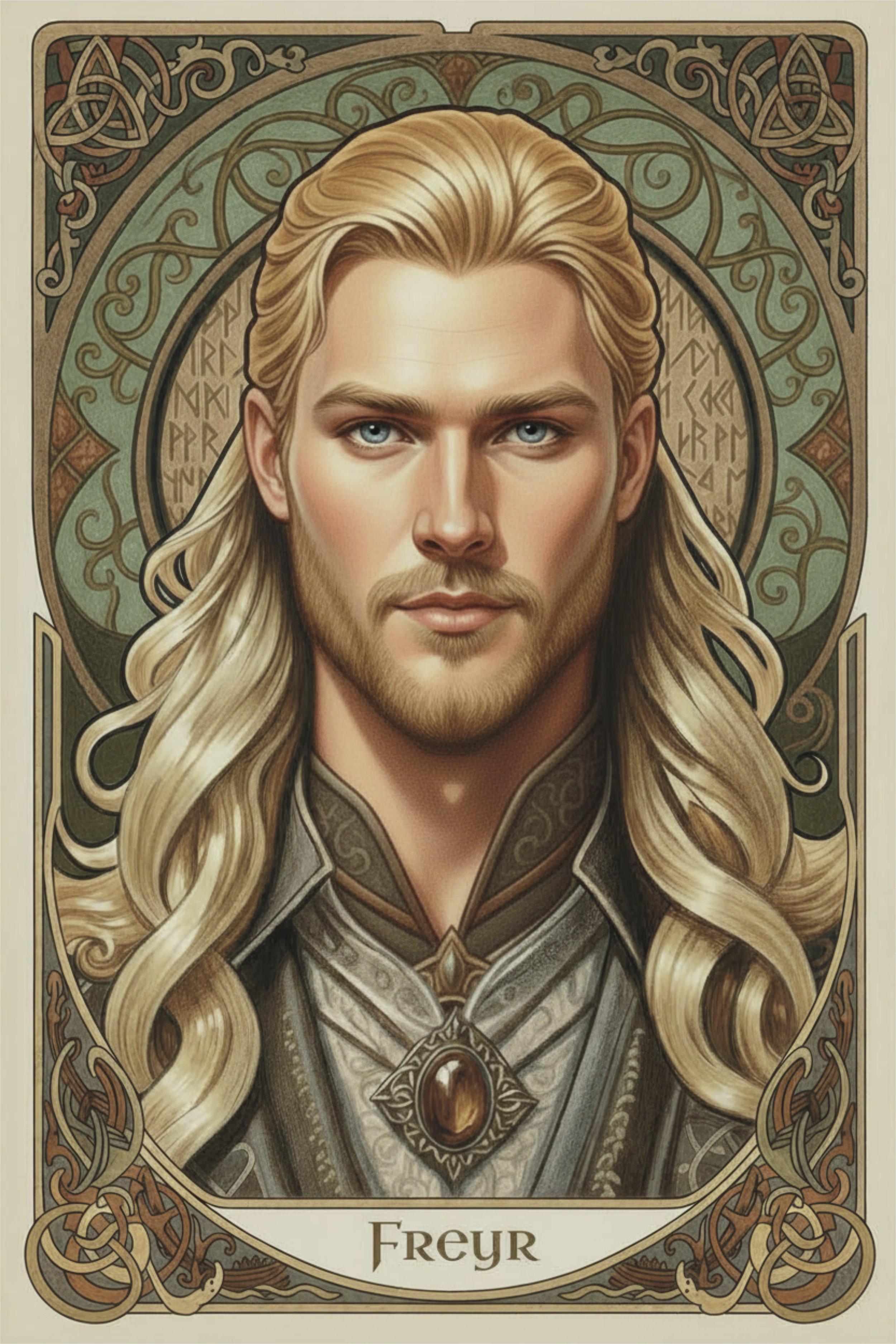 Freyr: The Radiant Balance of Life, Kingship, and Desire — OLENSDOTTIR