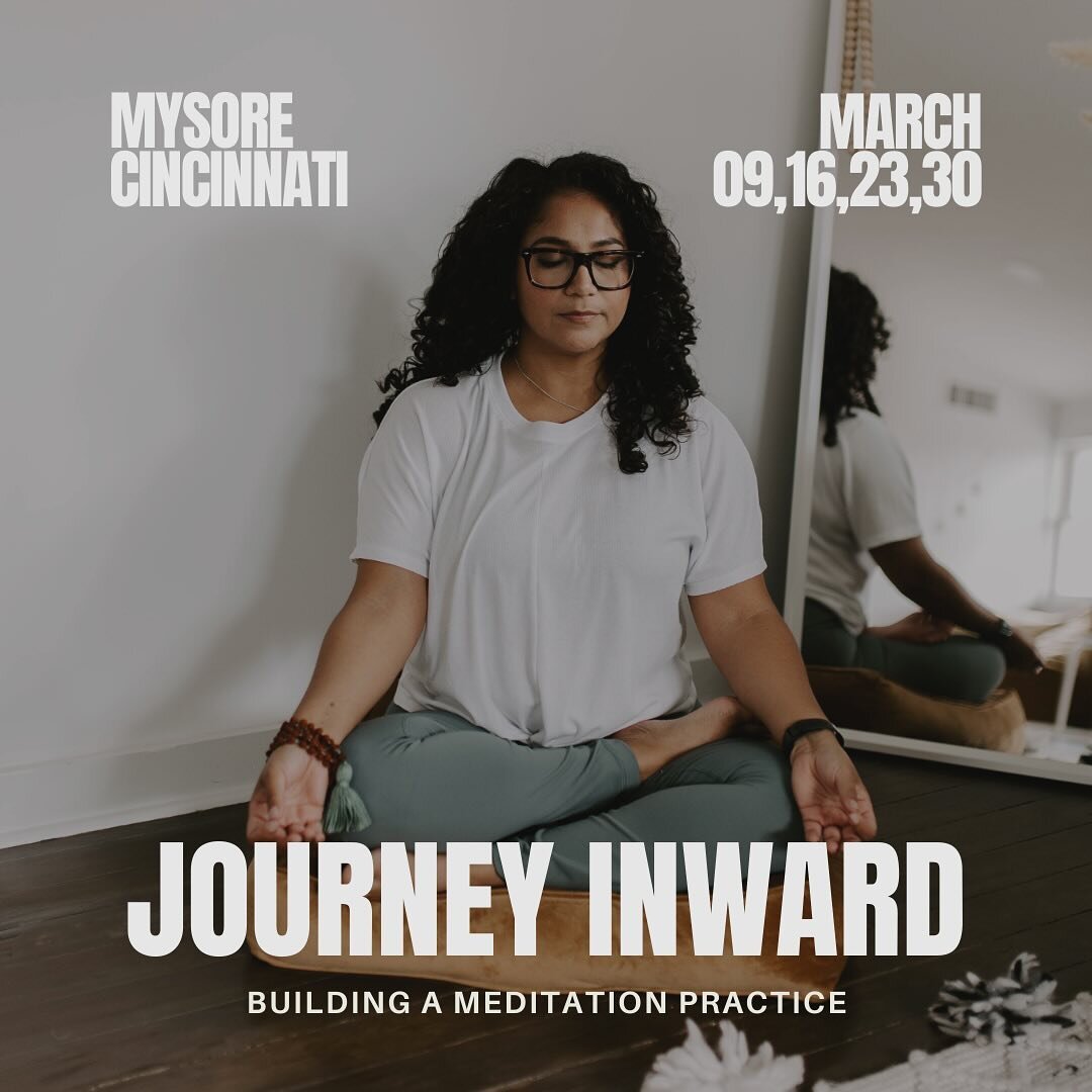 🌟 New Series Alert 🧘🏾&zwj;♀️ 

Join us for Journey Inward: Building a Meditation Practice series starting March 09. 

From setting intentions to tackling challenges, discover the transformative power of meditation. 

Join us for these 4 weeks as w