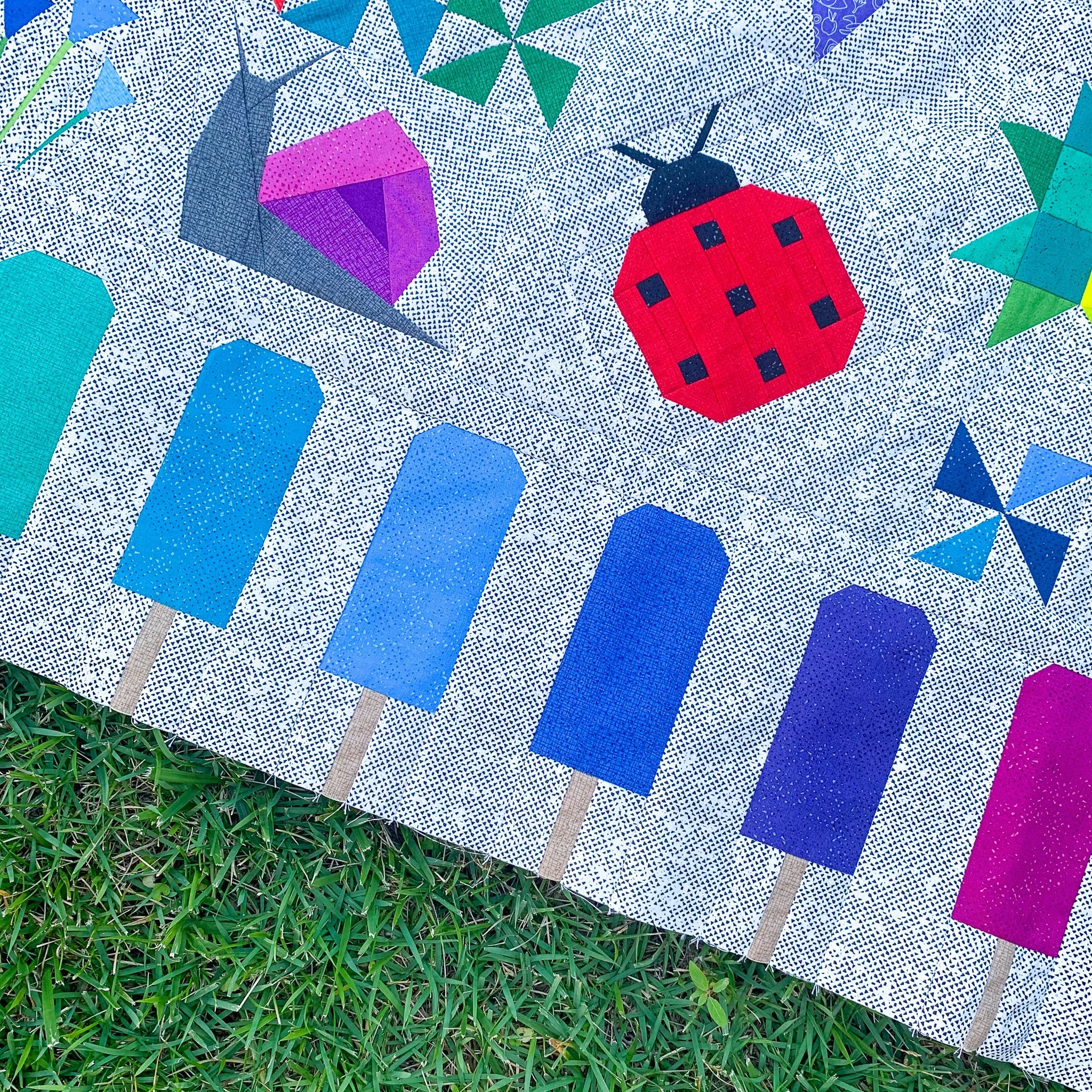 Tiny and Mini Pops Quilt Blocks