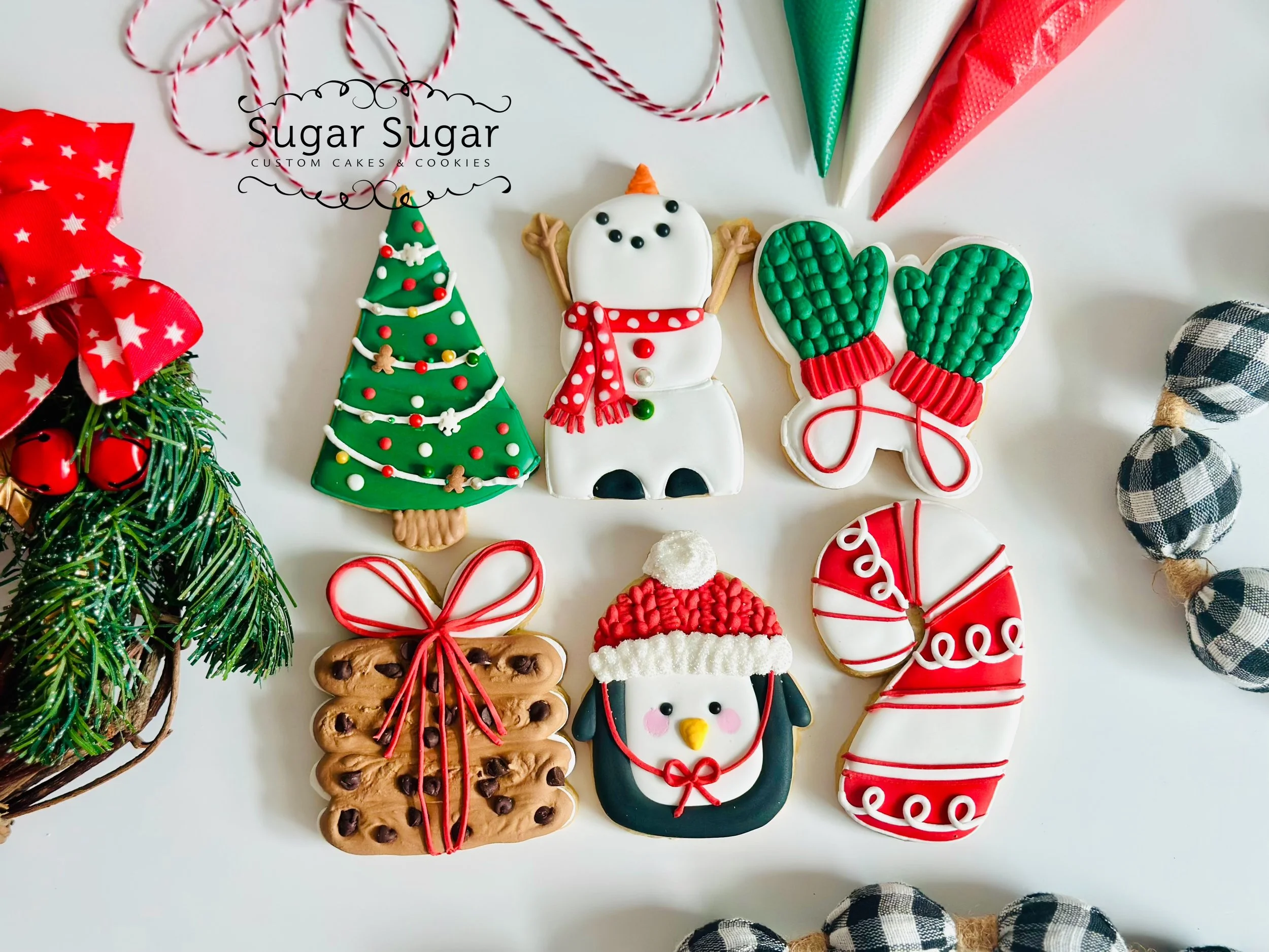 Beginner Christmas Cookie Class - Apex Wine & Design