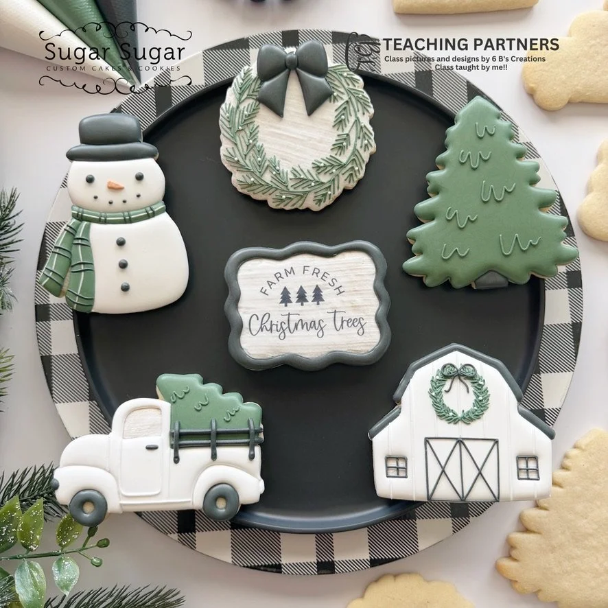 Farmhouse Christmas - Cookie Decorating Class at Cloer Family Vineyards