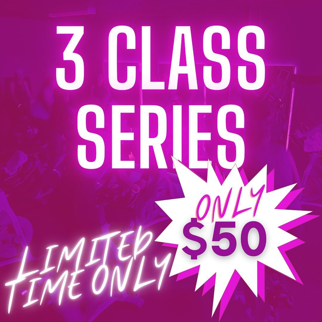 We Miss You! If you&rsquo;ve been missing us too (and we know you have), here&rsquo;s a special deal to get your BUTT back on your BIKE!! Get 3 classes for just $50 for a LIMITED TIME ONLY!

Classes at The Movement NEVER Expire! Use this deal and get