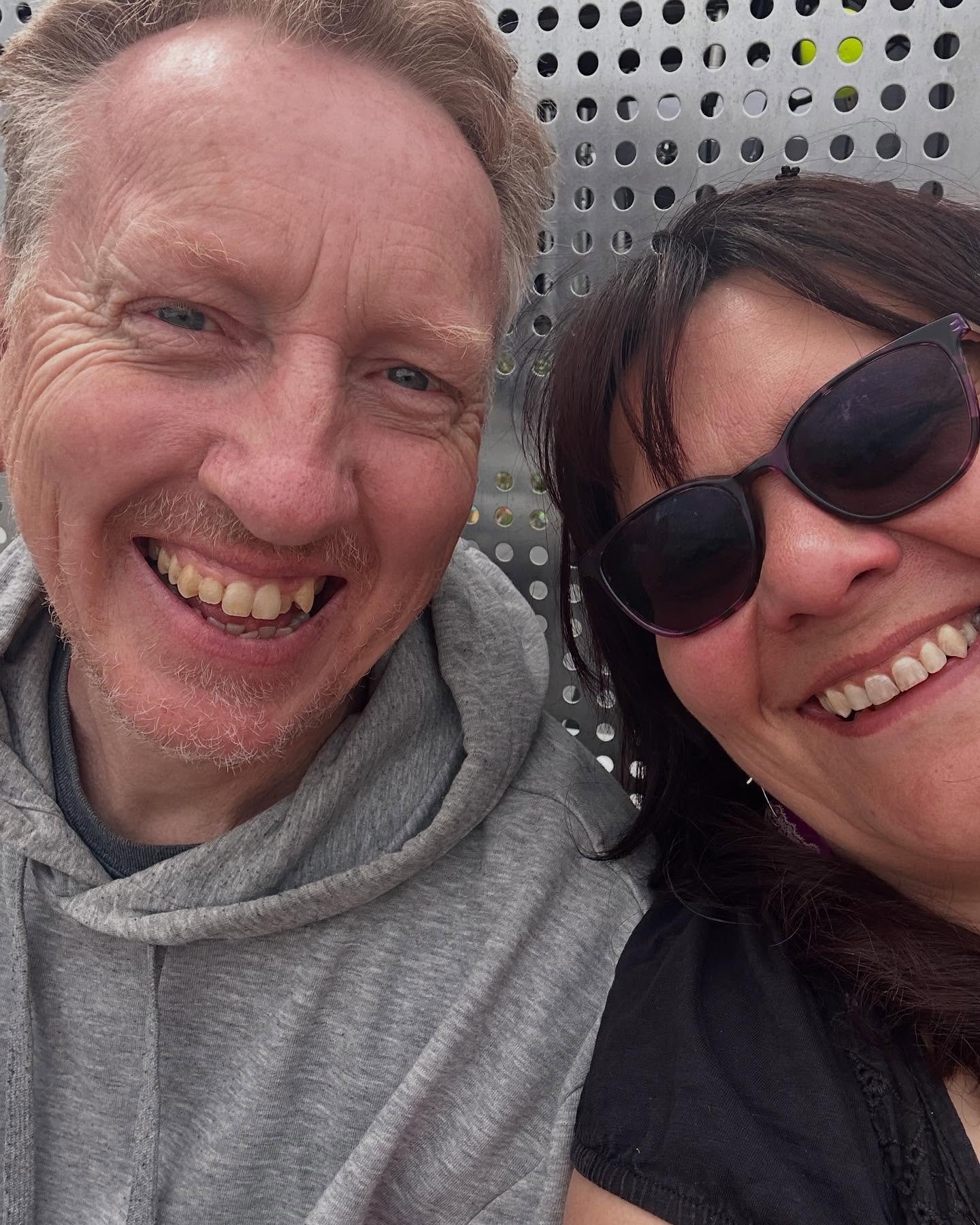 With thanks for a generous ticket donation, Beez and I were able to take a bit of time off during a busy weekend for some #teddyrocks and to escape for a few hours 🎸🐝💜😍