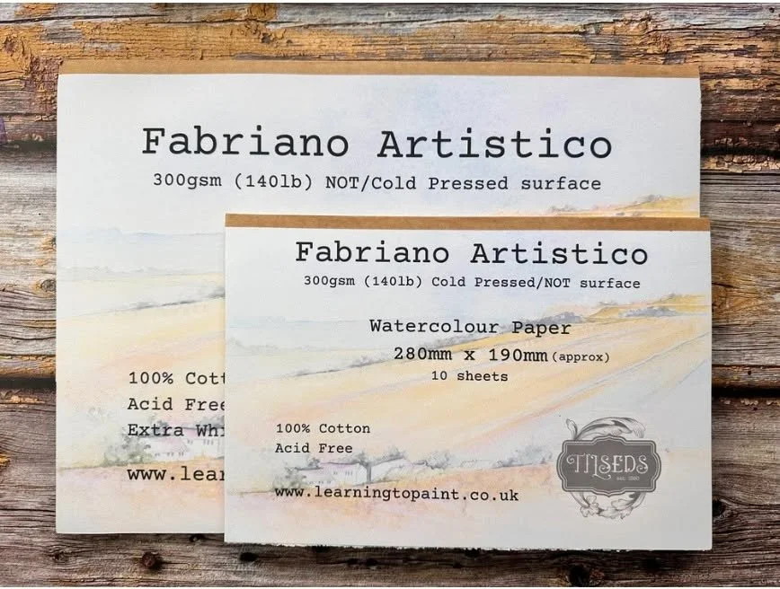 Fabriano Pads are back in stock!
Plus some new and exciting accessories, pre-loved goodies and the usual materials that you have come to expect from Ali's curated shop.
You can find it all here: https://www.learningtopaint.co.uk/shopping or by using 