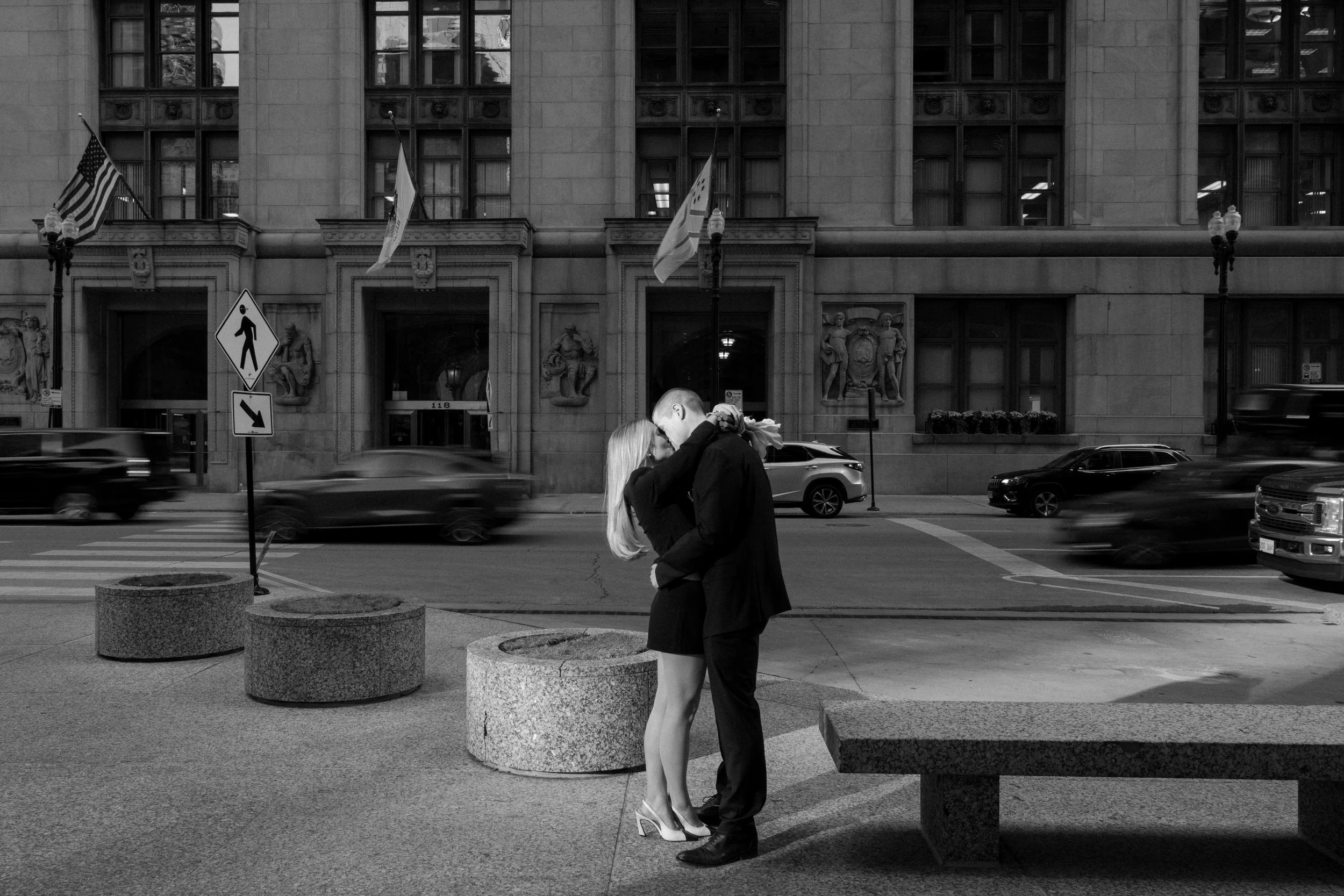 Chic Editorial City Hall Elopement | Tips and Photo Locations for Chicago City Hall Weddings