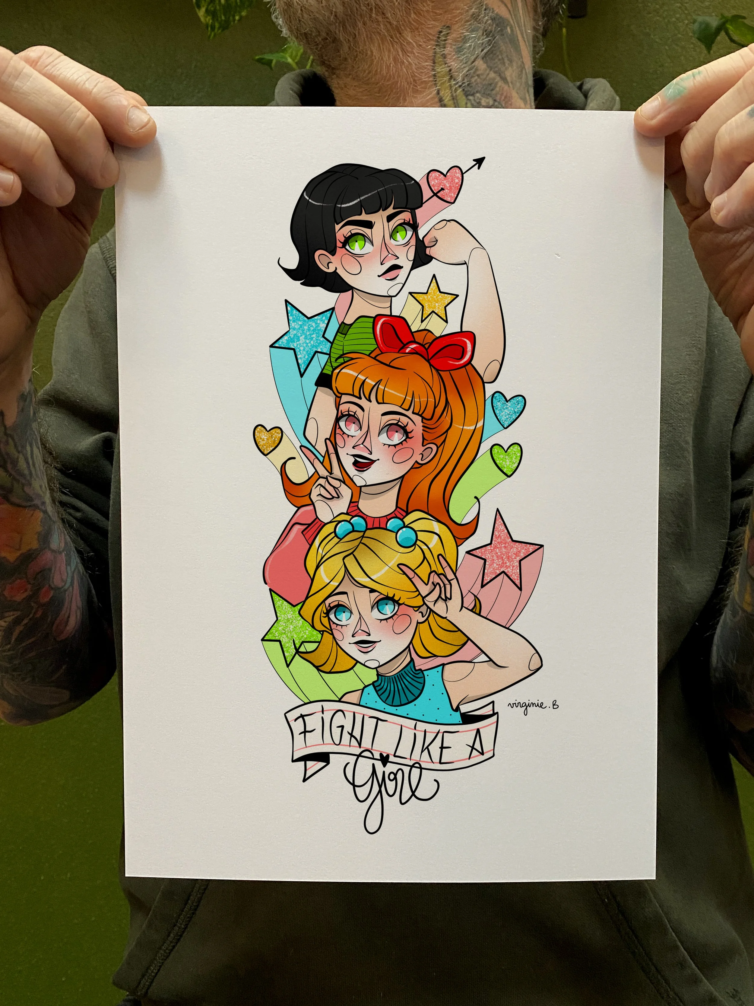 Print A4 POWERPUFF GIRLS / SUPER NANAS