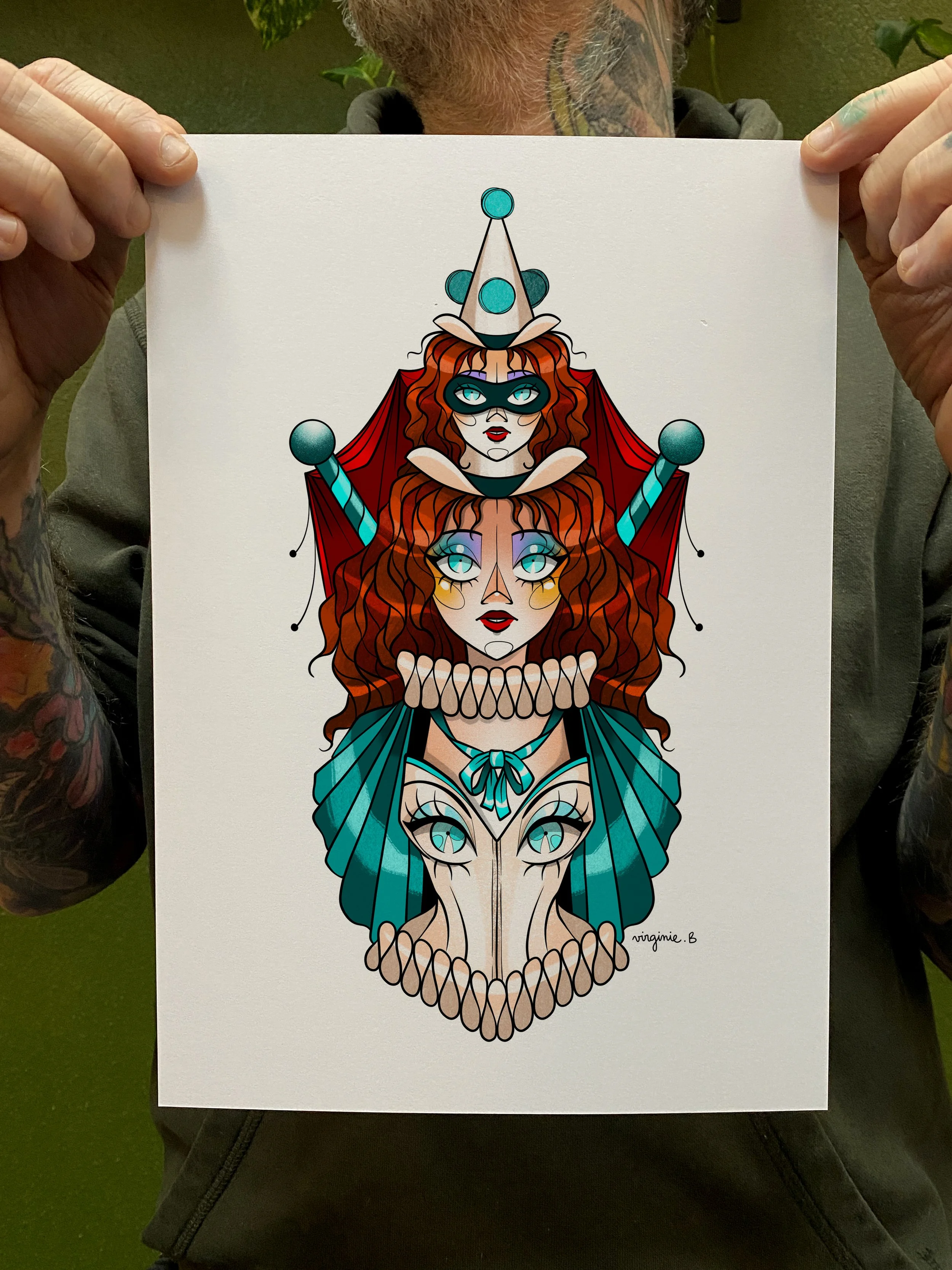 Print A4 ARLEQUIN